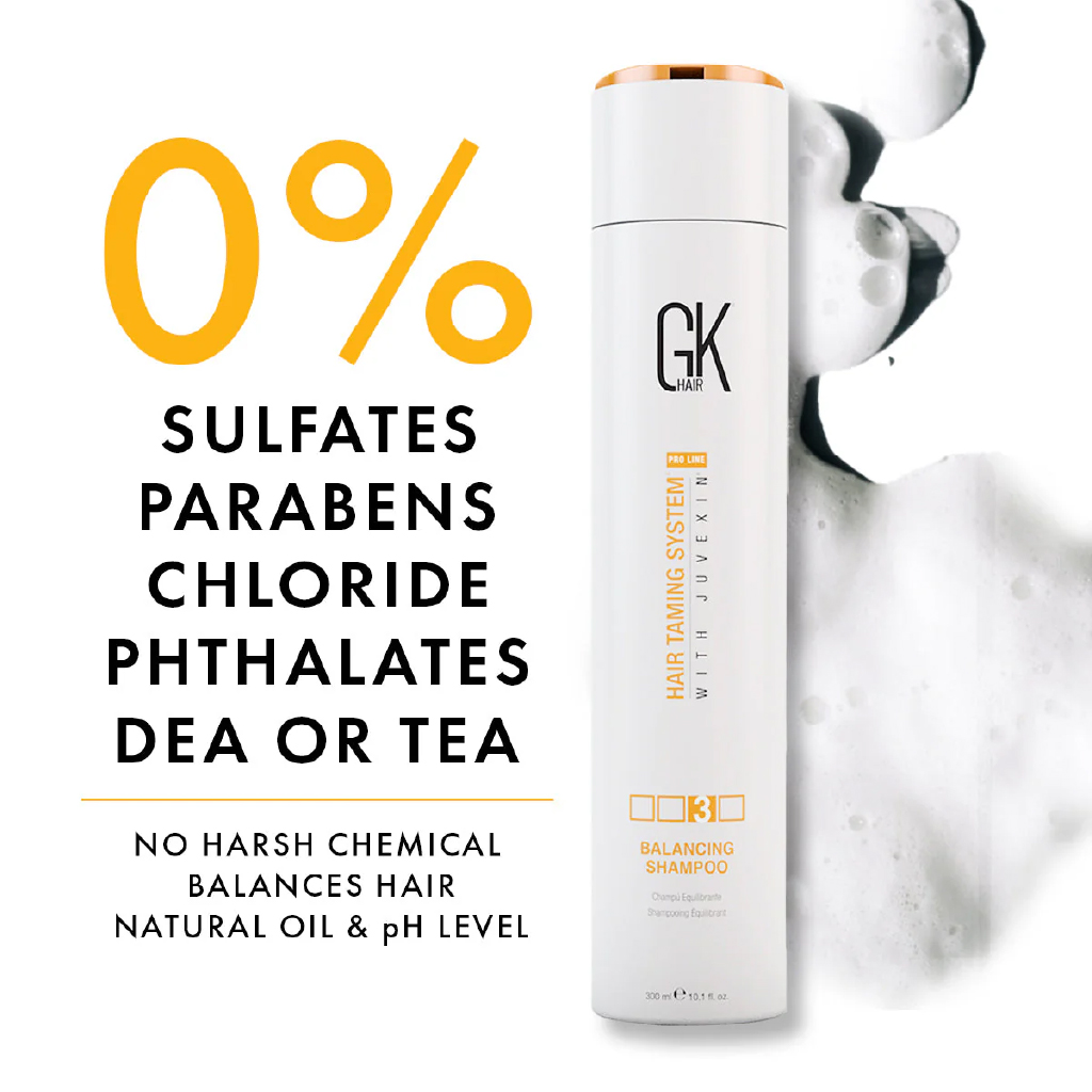 GK, Balancing Shampoo, Gentle cleansing shampoo for balanced scalp, 300ml