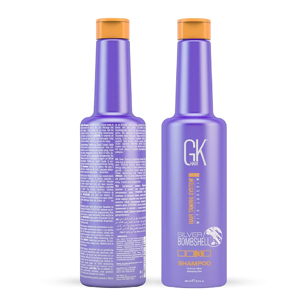 GK, Silver Bombshell Shampoo, Volumizing shampoo for shiny hair, 280ml