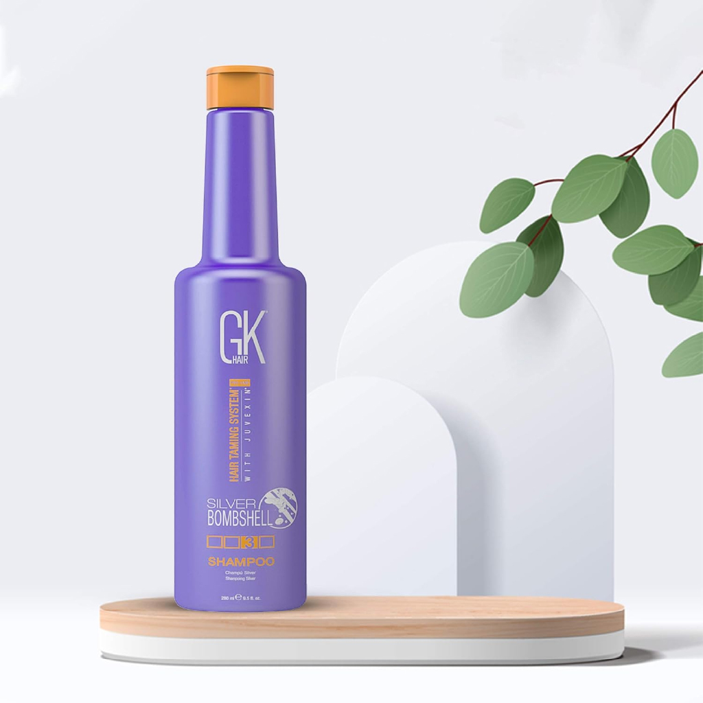 GK, Silver Bombshell Shampoo, Volumizing shampoo for shiny hair, 280ml