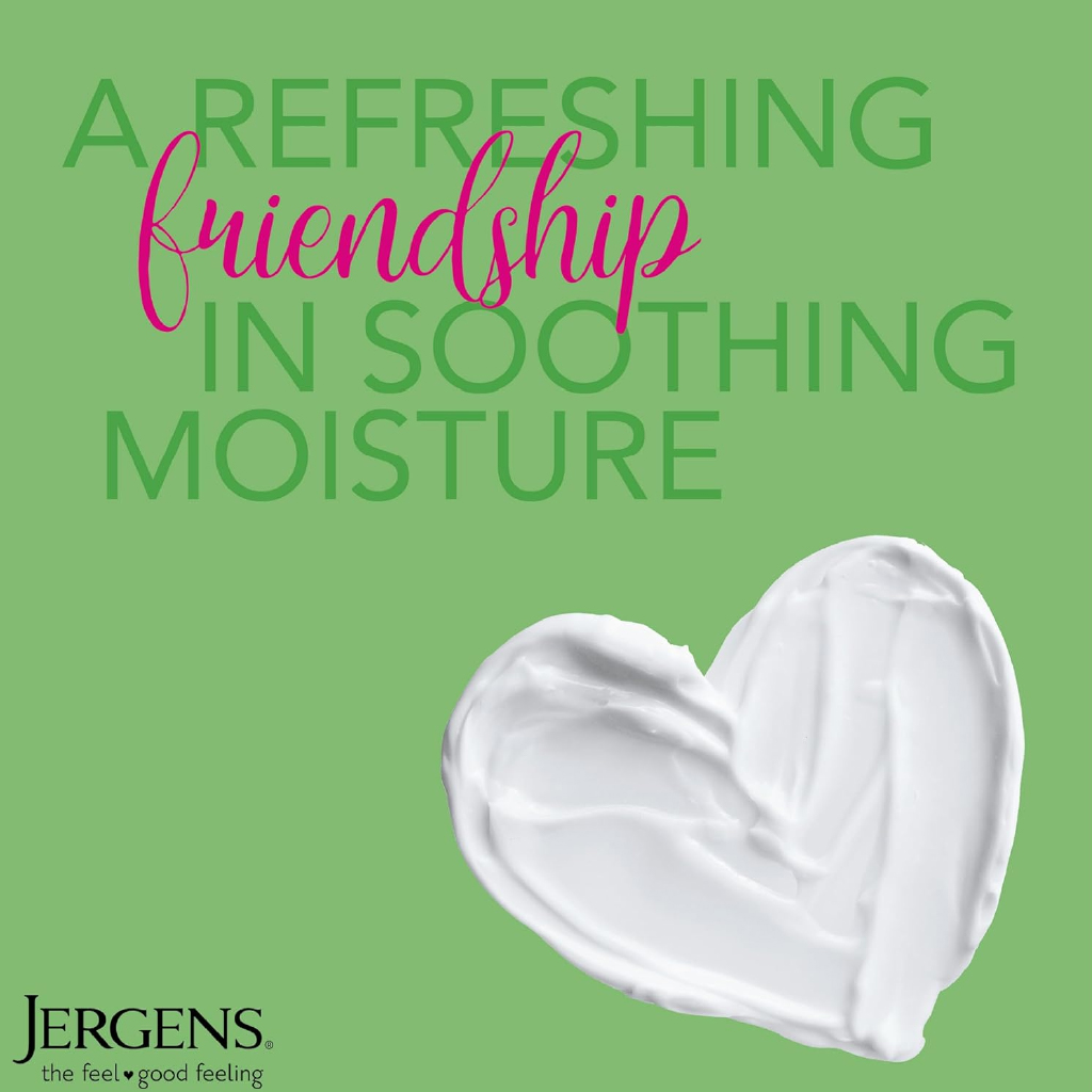 Jergens, Soothing Aloe Lotion, Calming and hydrating body lotion with aloe vera, 200ml