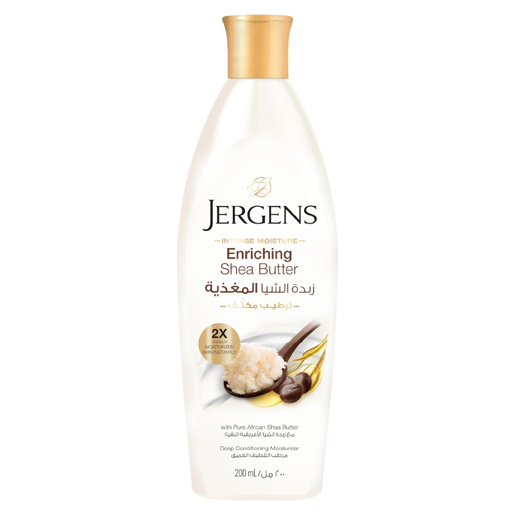 Jergens, Shea Butter Lotion, Rich moisturizing lotion with shea butter, 200ml