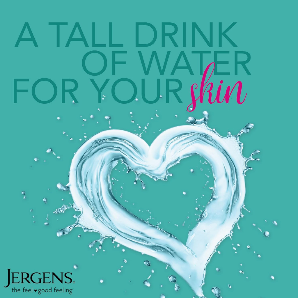 Jergens, Daily Moisture Lotion, Hydrating daily lotion for soft smooth skin, 400ml