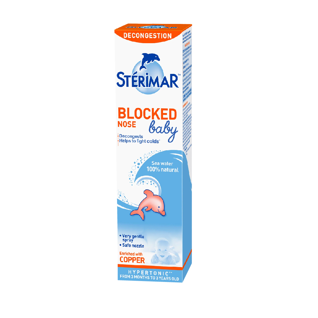 Sterimar Blocked Nose Baby Nasal Spray, 50 ml