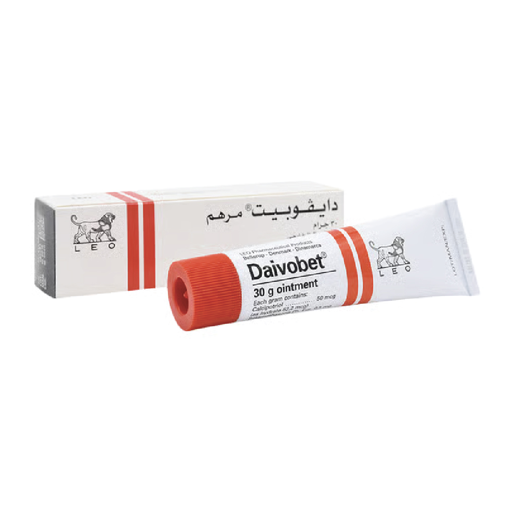 Daivobet, Ointment, Treatment for psoriasis with vitamin D and corticosteroid, 60 g