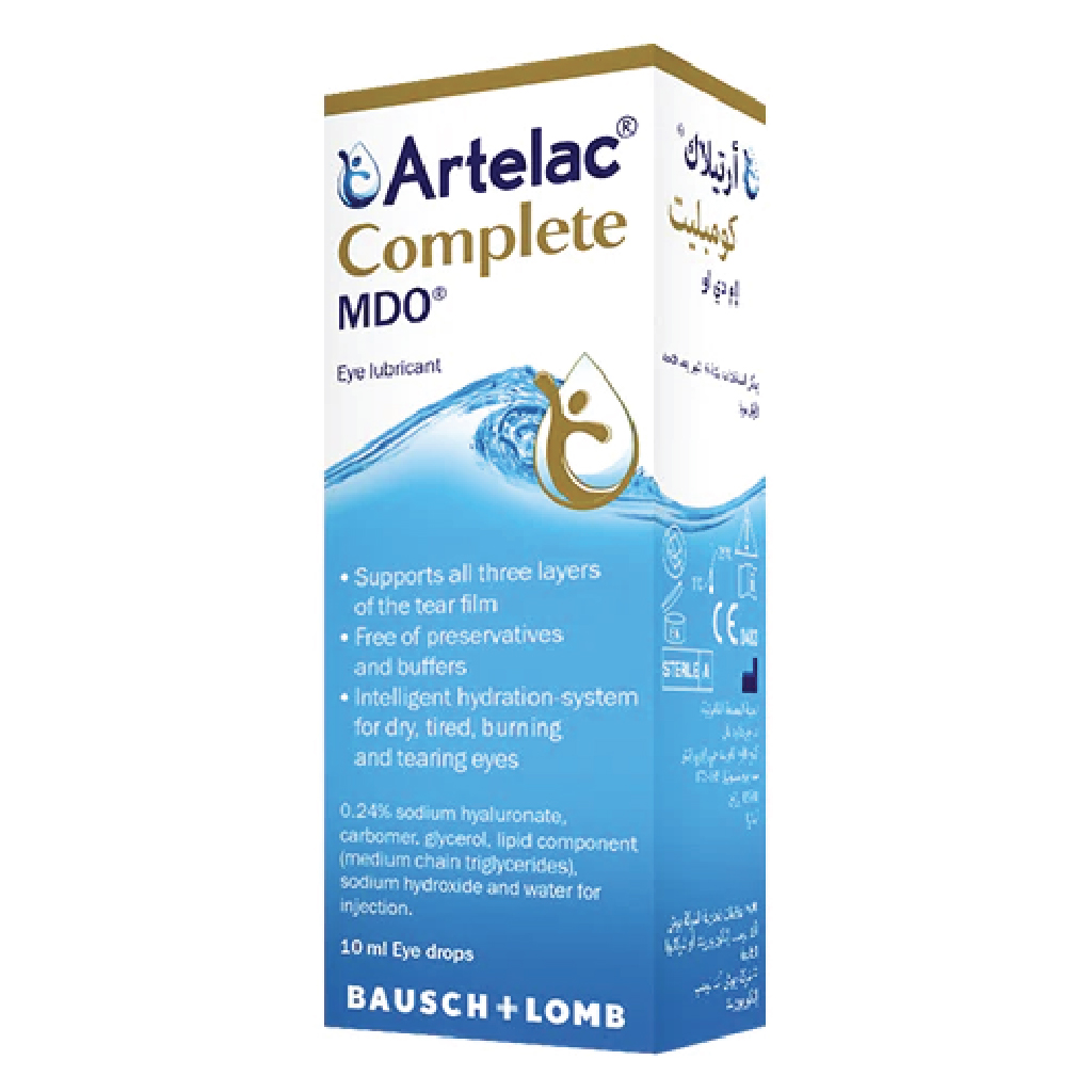 Artilac, Complete Mdo Eye Drops Vision Care, Eye drops for vision care, 10ml