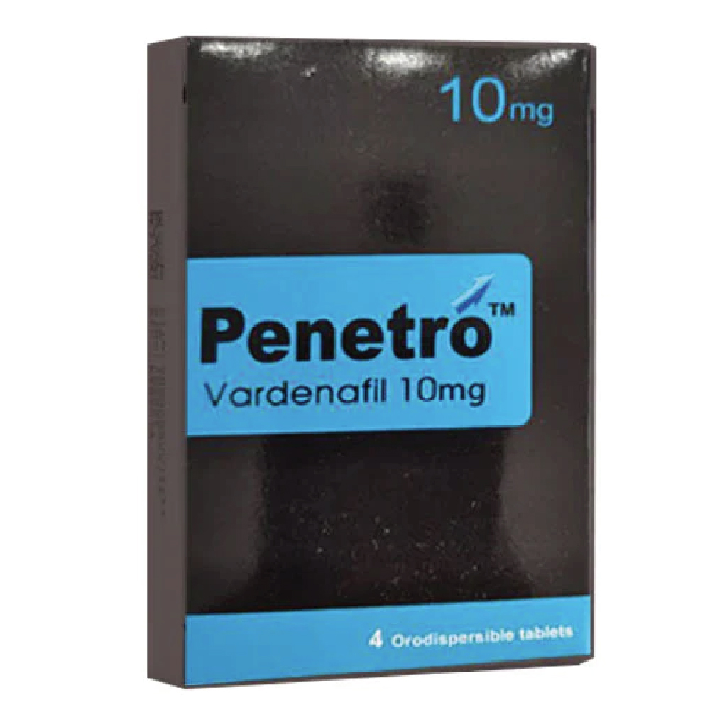 Penetro, Vardenafil 10mg Tablets, Medication for erectile dysfunction, 10mg tablets