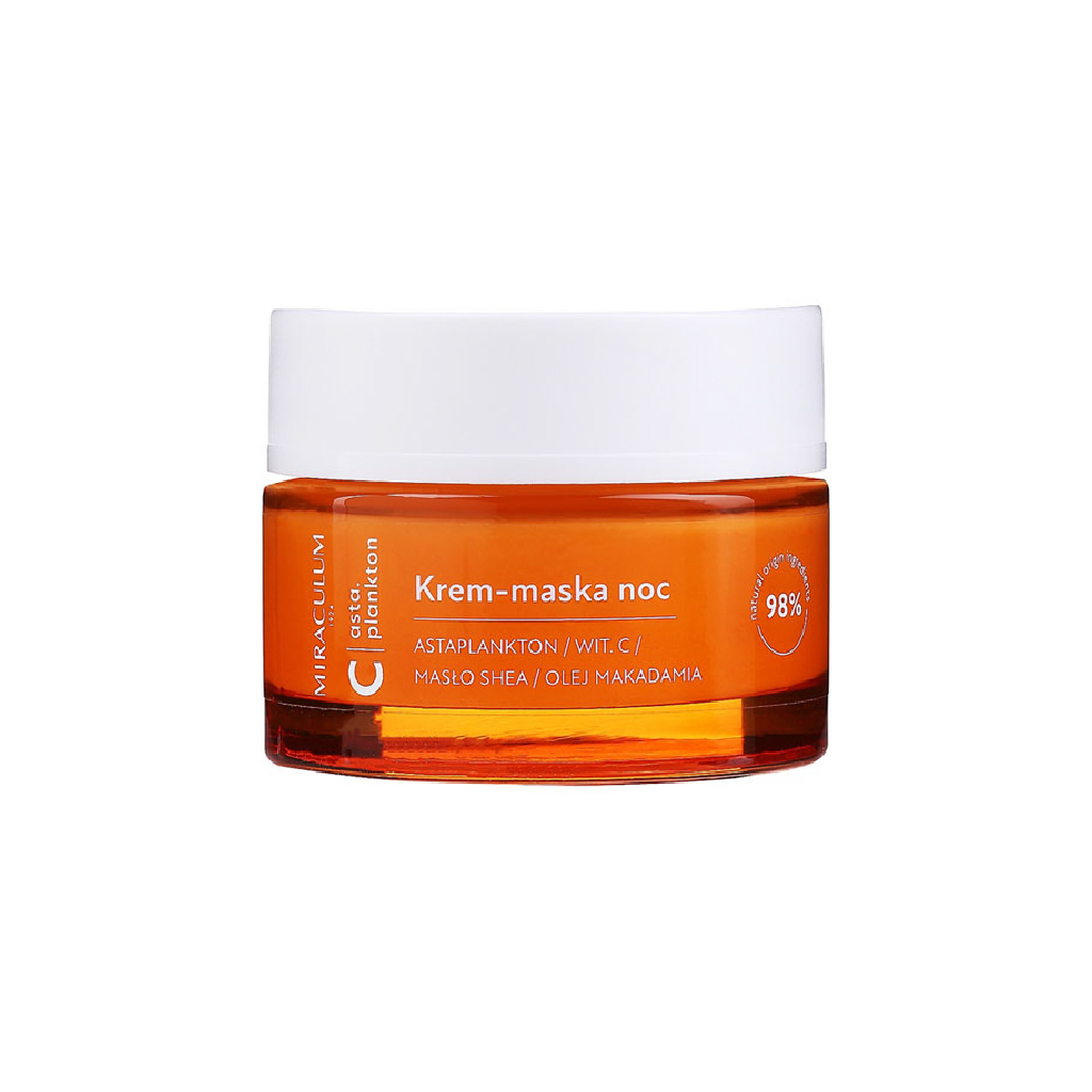 Joko, Pure Vitamin C night cream mask, Hydrating and brightening overnight facial treatment, 50 ml