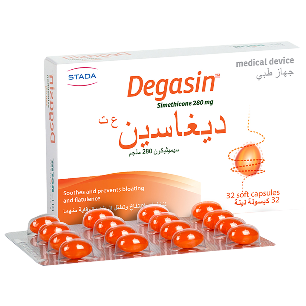 Degasne 280 mg 32 Capsule