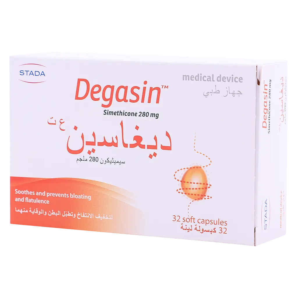 Degasne 280 mg 32 Capsule