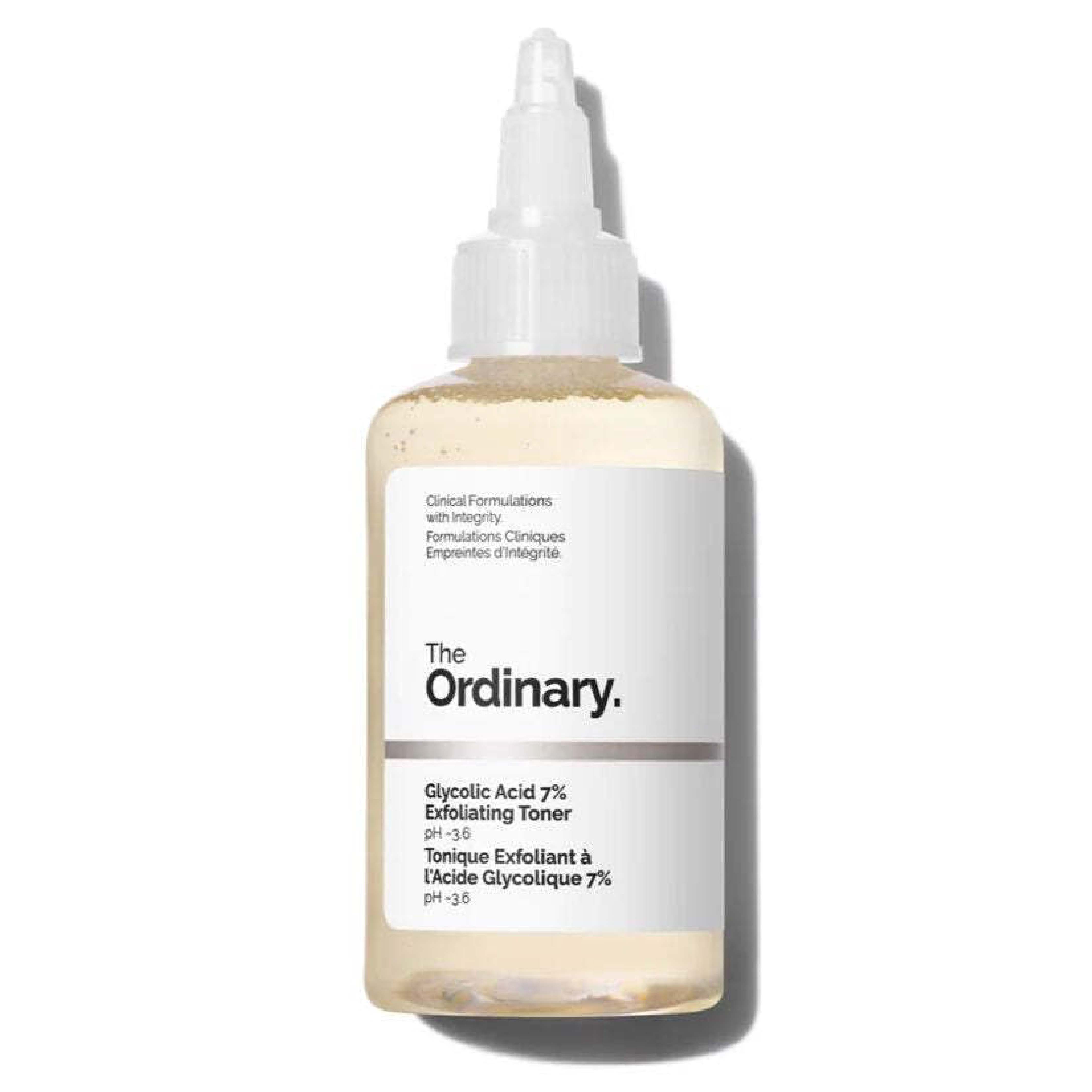 The Ordinary, Glycolic Acid 7% Toning Solution, Exfoliating facial toner for radiant skin, 240ml