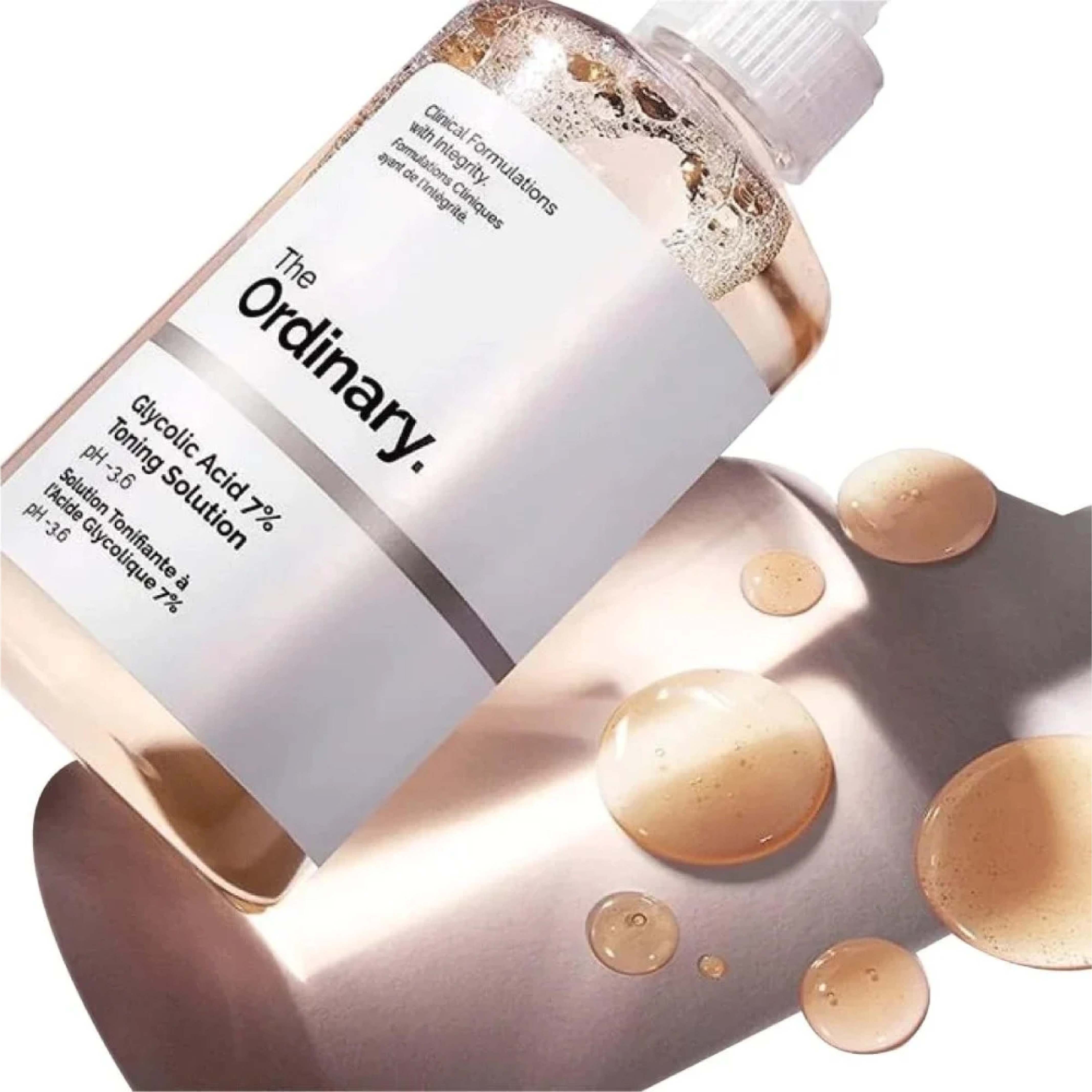The Ordinary, Glycolic Acid 7% Toning Solution, Exfoliating facial toner for radiant skin, 240ml