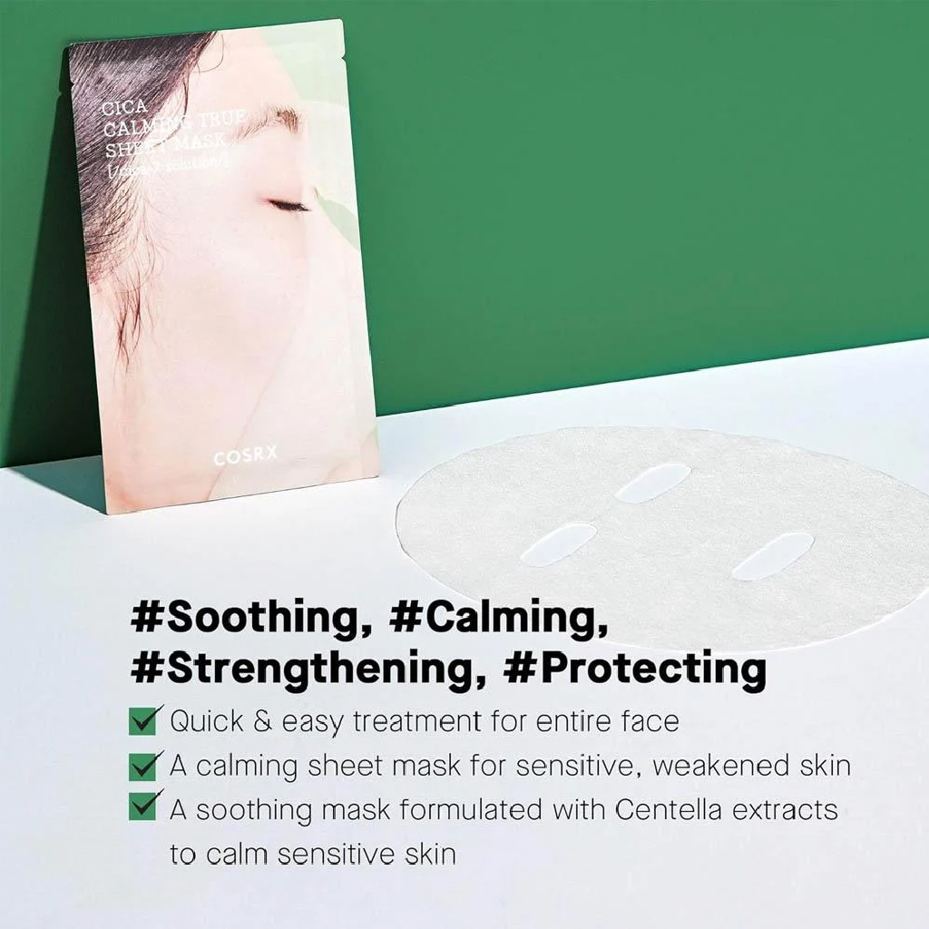 Cosrex Pure Fit Cica Calming True Sheet Mask 21 ml
