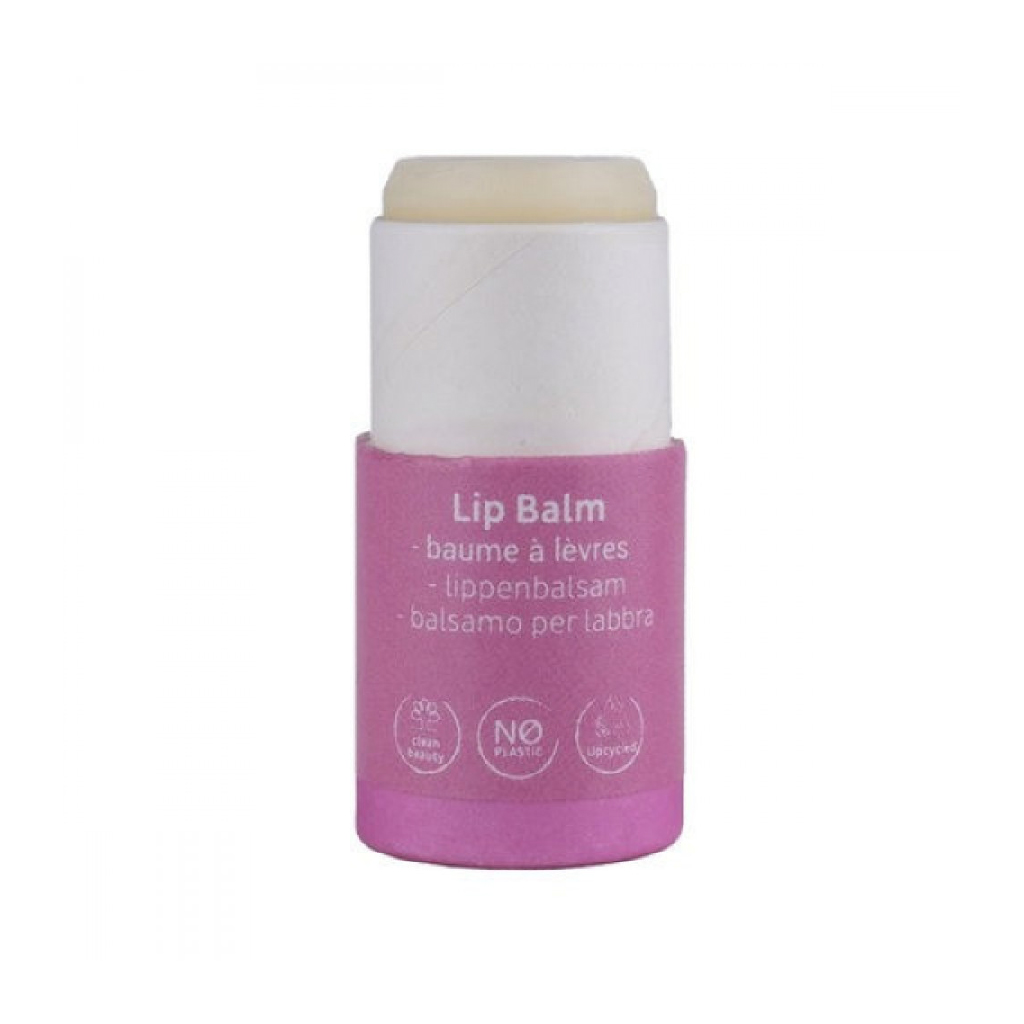 Beauty Made Easy, Paper Tube Lip Balm Lavender, Moisturizing natural lip balm with soothing lavender, 5.5 g