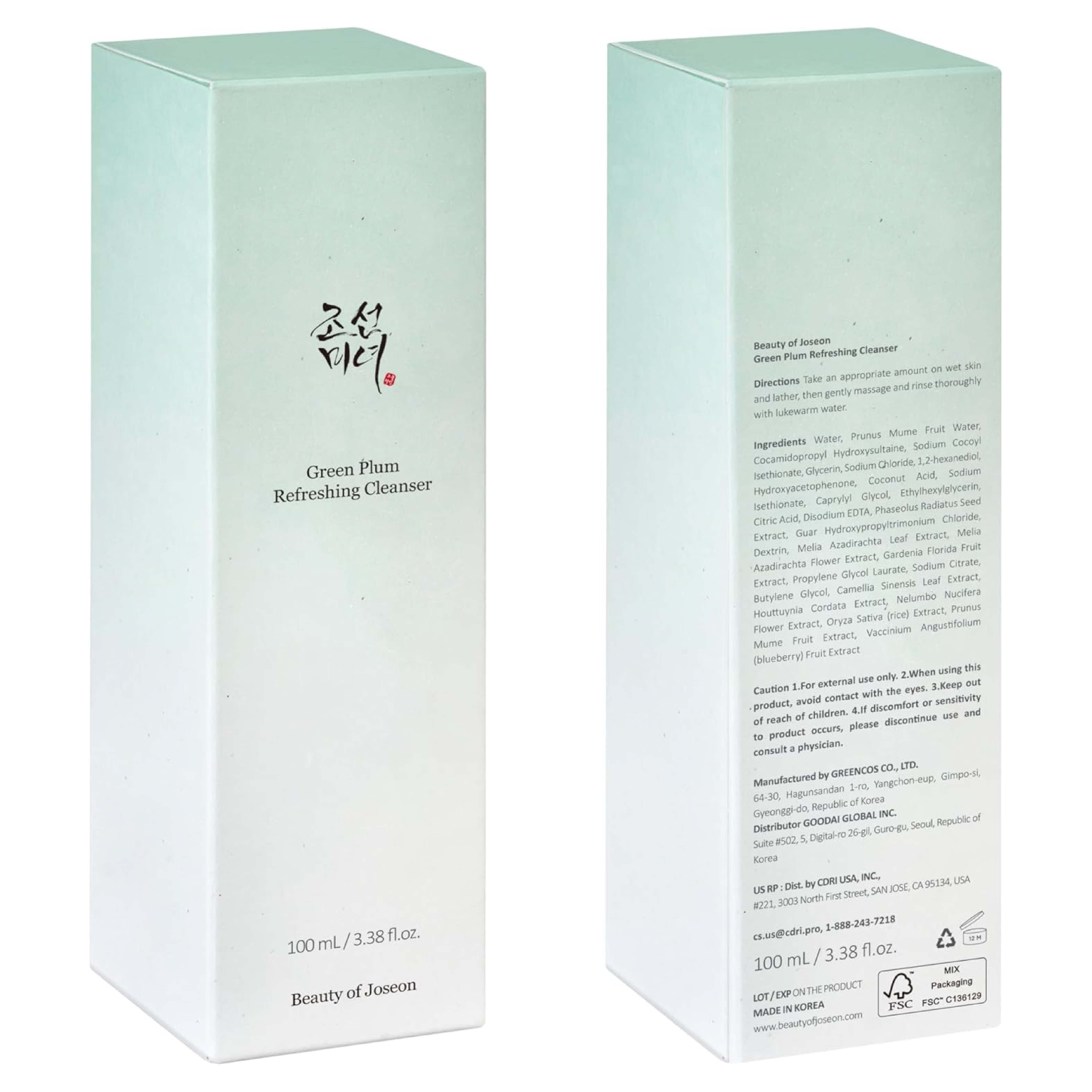 Beauty Of Joseon Green Plum Cleanser 100 ml