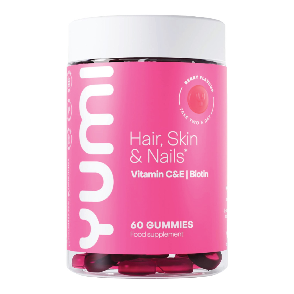 Yumi Nutrition, Hair Skin & Nails Biotin Gummies, Supports healthy hair skin and nails, 60 gummies