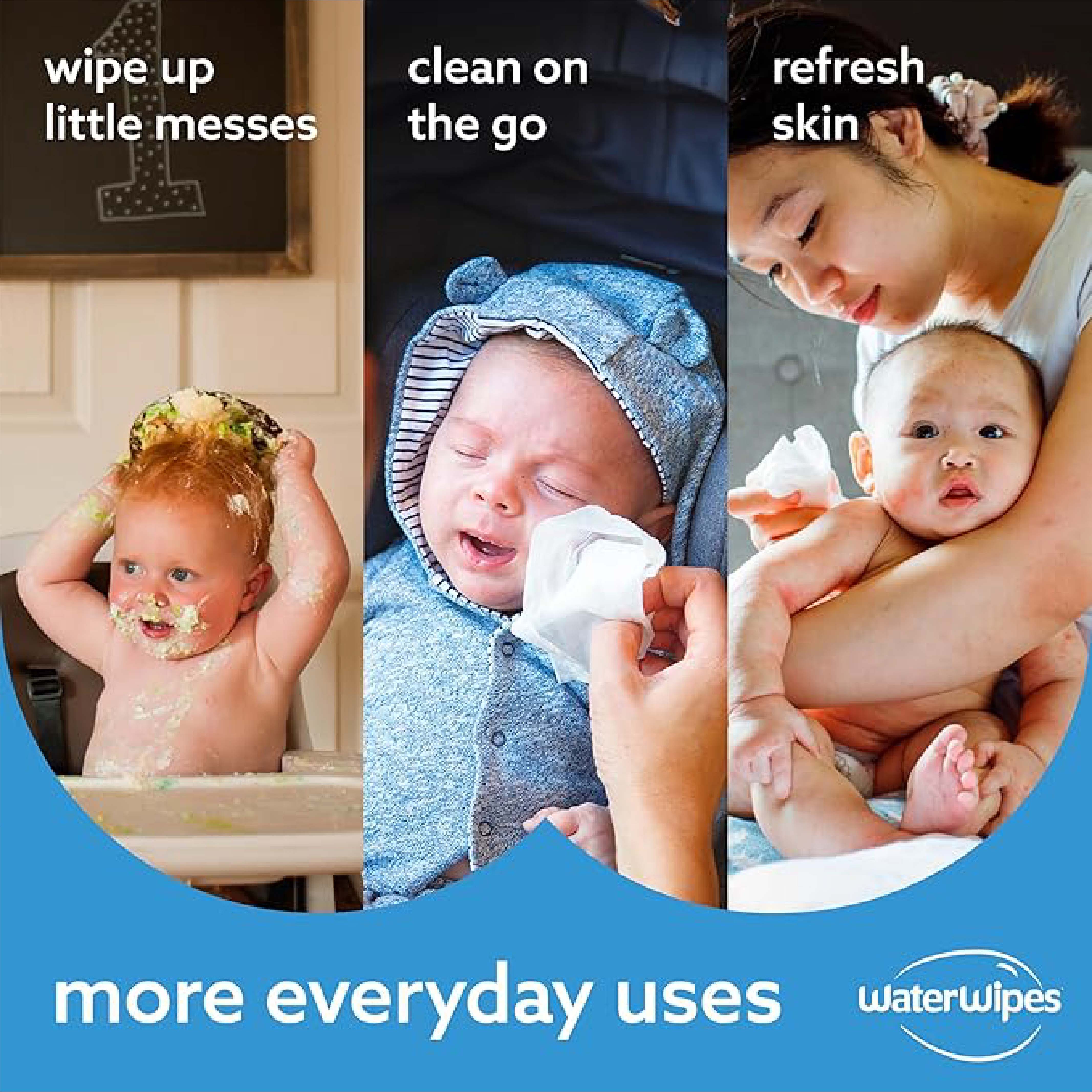 Waterwipes Original Plastic Free Wipes, 48 Wipes