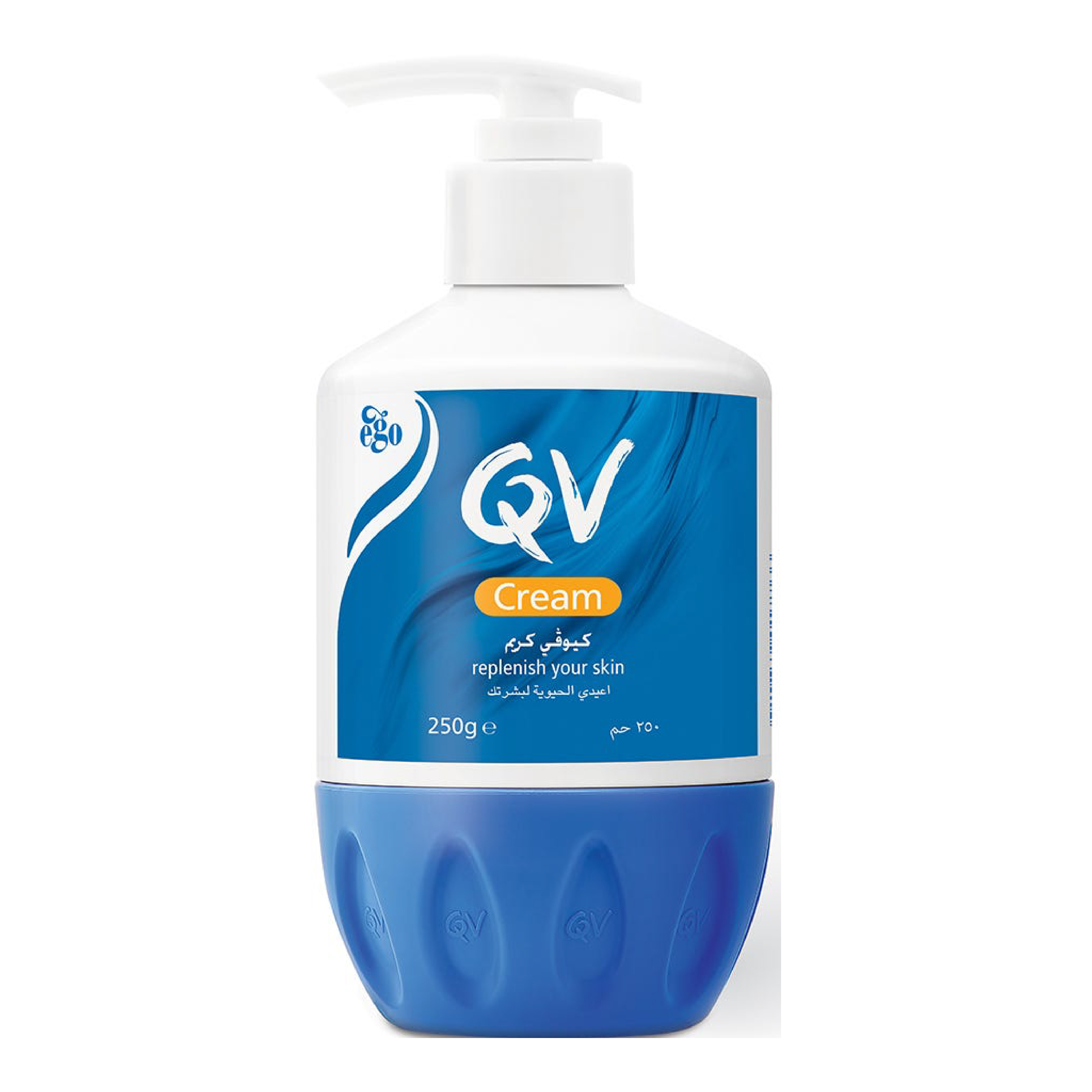 QV, Ego Cream Pump, Intensive moisturizing cream for dry skin, 250g