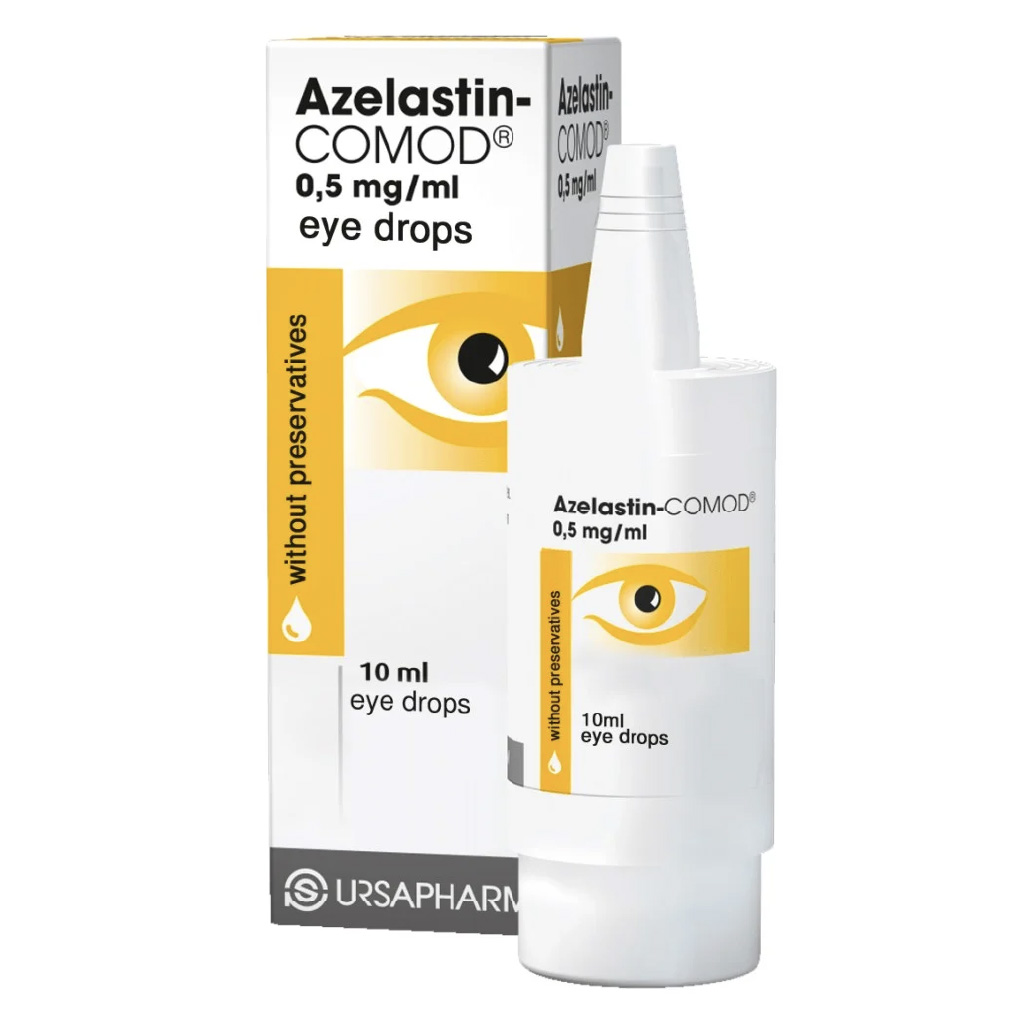 Azelastin-Comod, Eye Drops, Anti-allergy eye drops, 10 ml