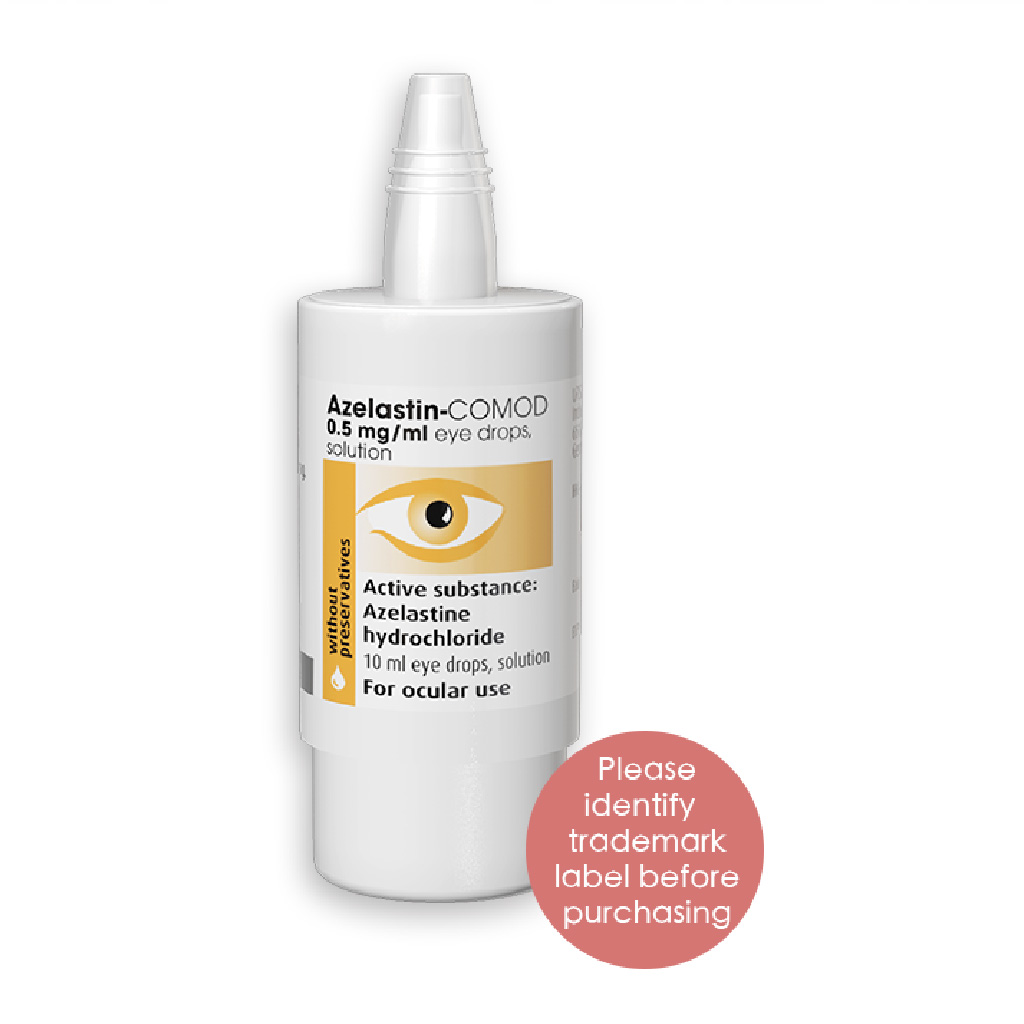 Azelastin-Comod, Eye Drops, Anti-allergy eye drops, 10 ml