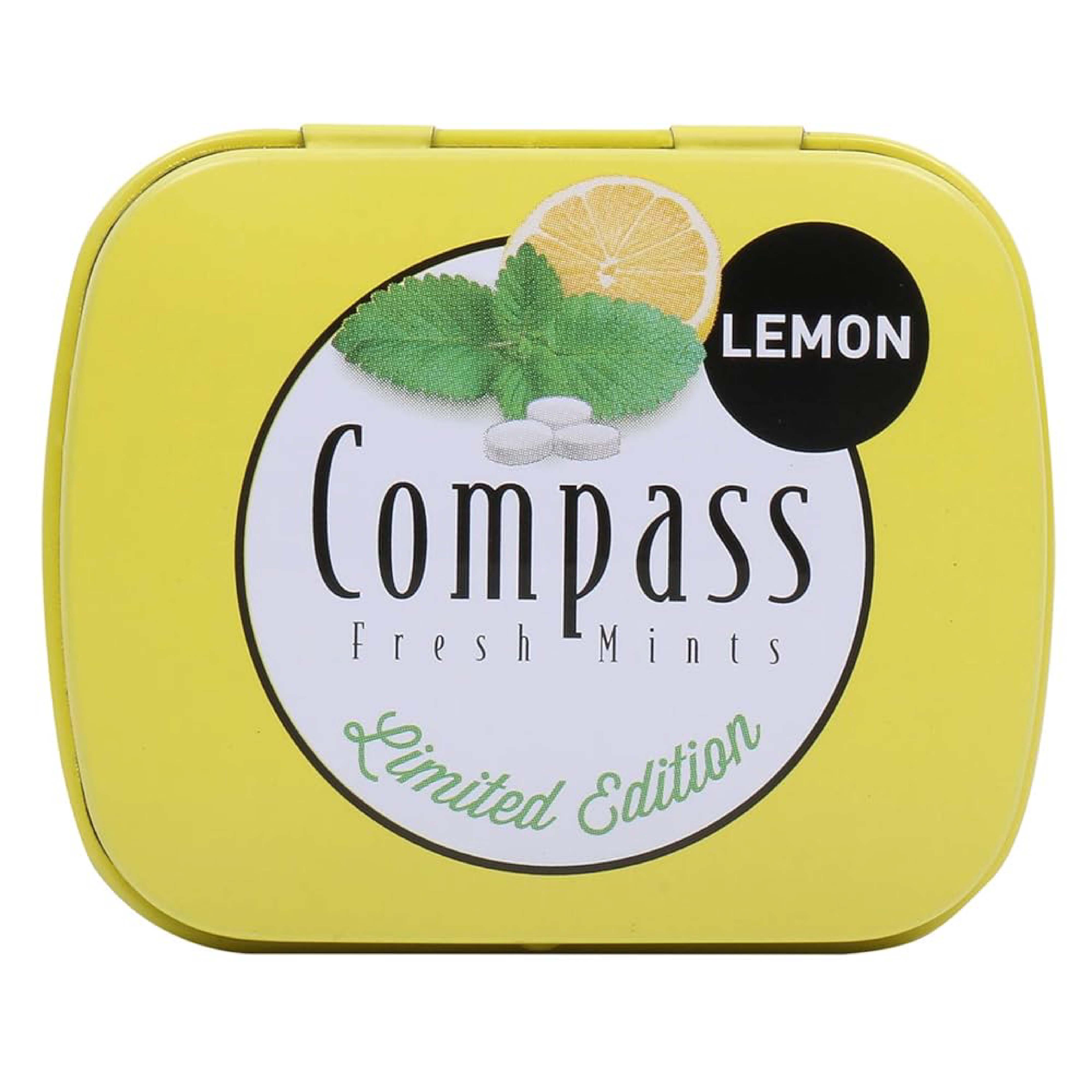 Compass Lemon Suger Free 50 Pcs 14 G