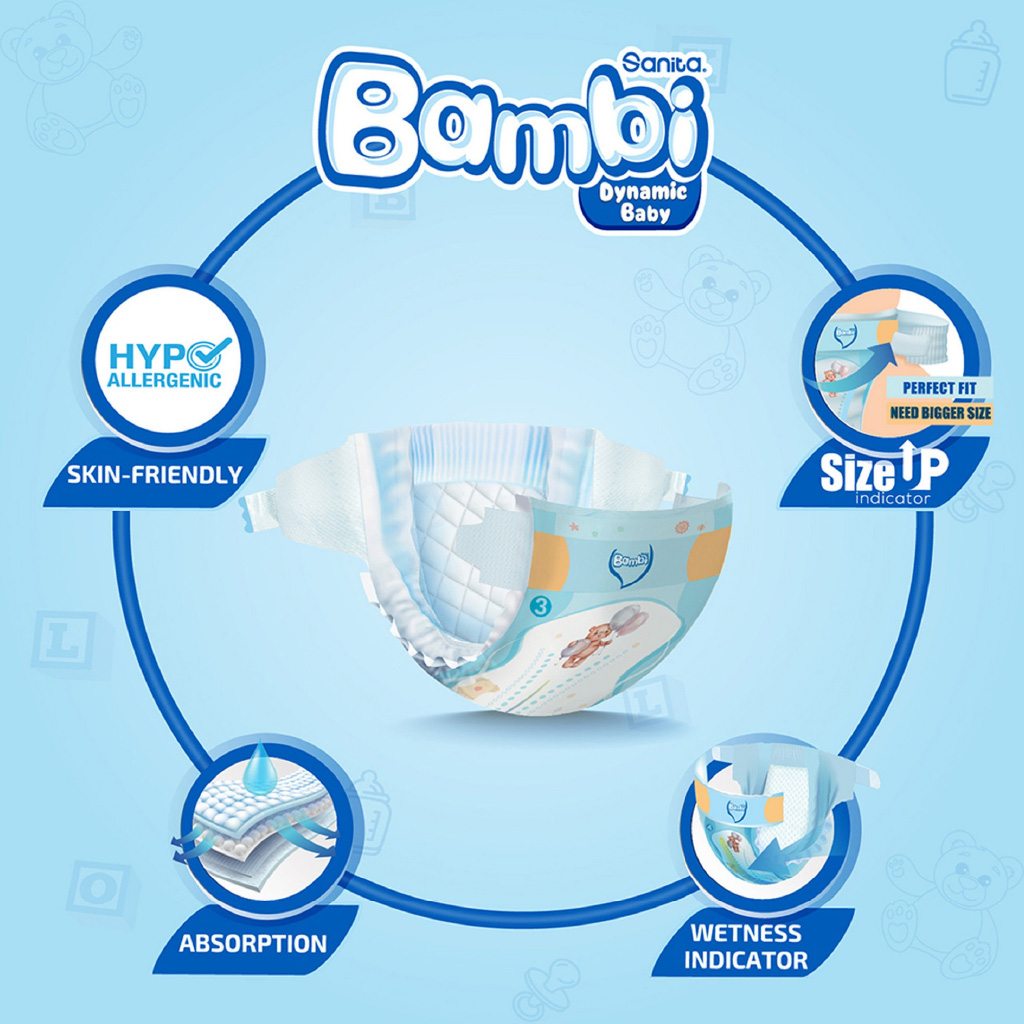 Bambi, Medical Jumbo Cotton Pads, Large soft cotton pads for skincare