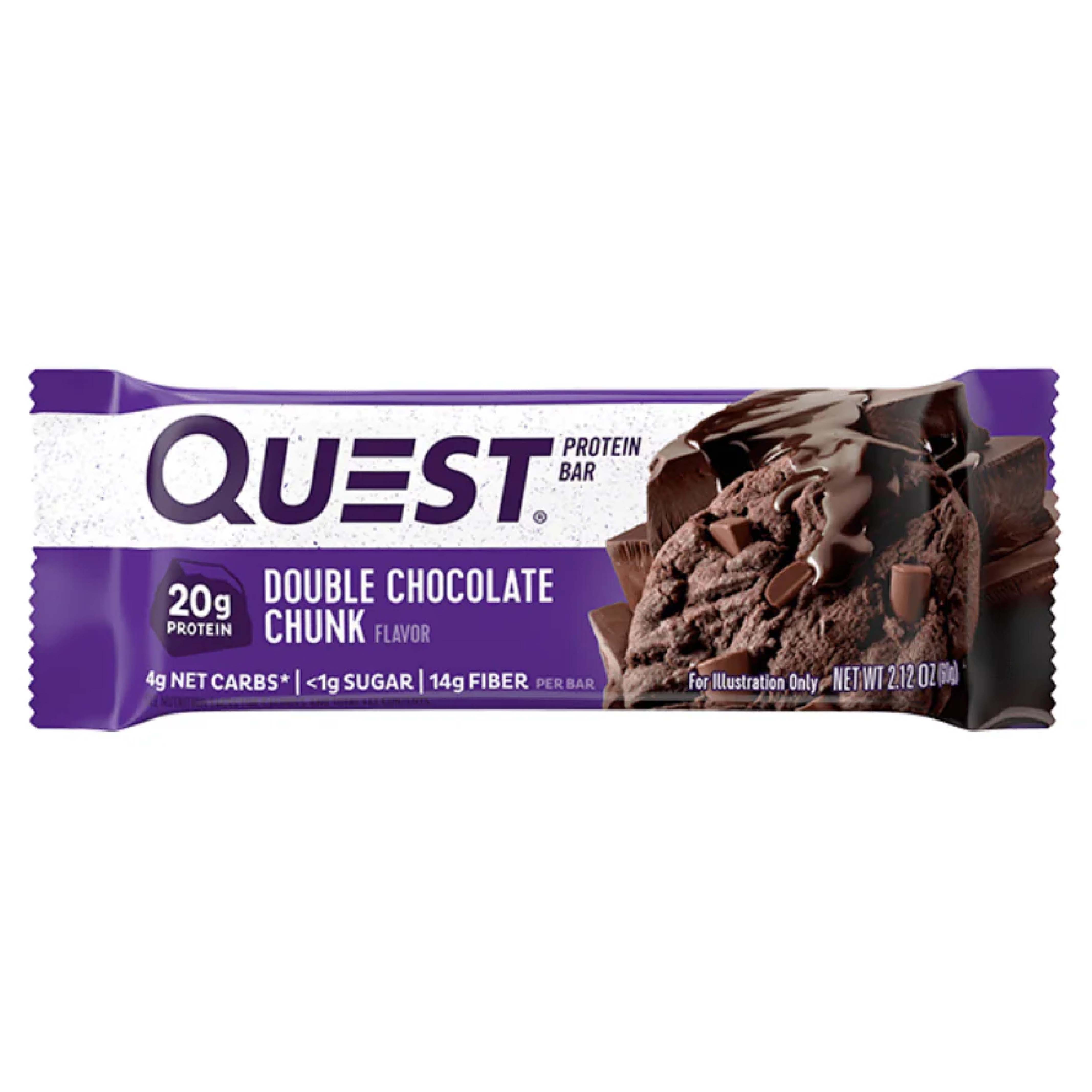 Quest Nutrition Protein Bars Double Chocolate Chunk 60 G