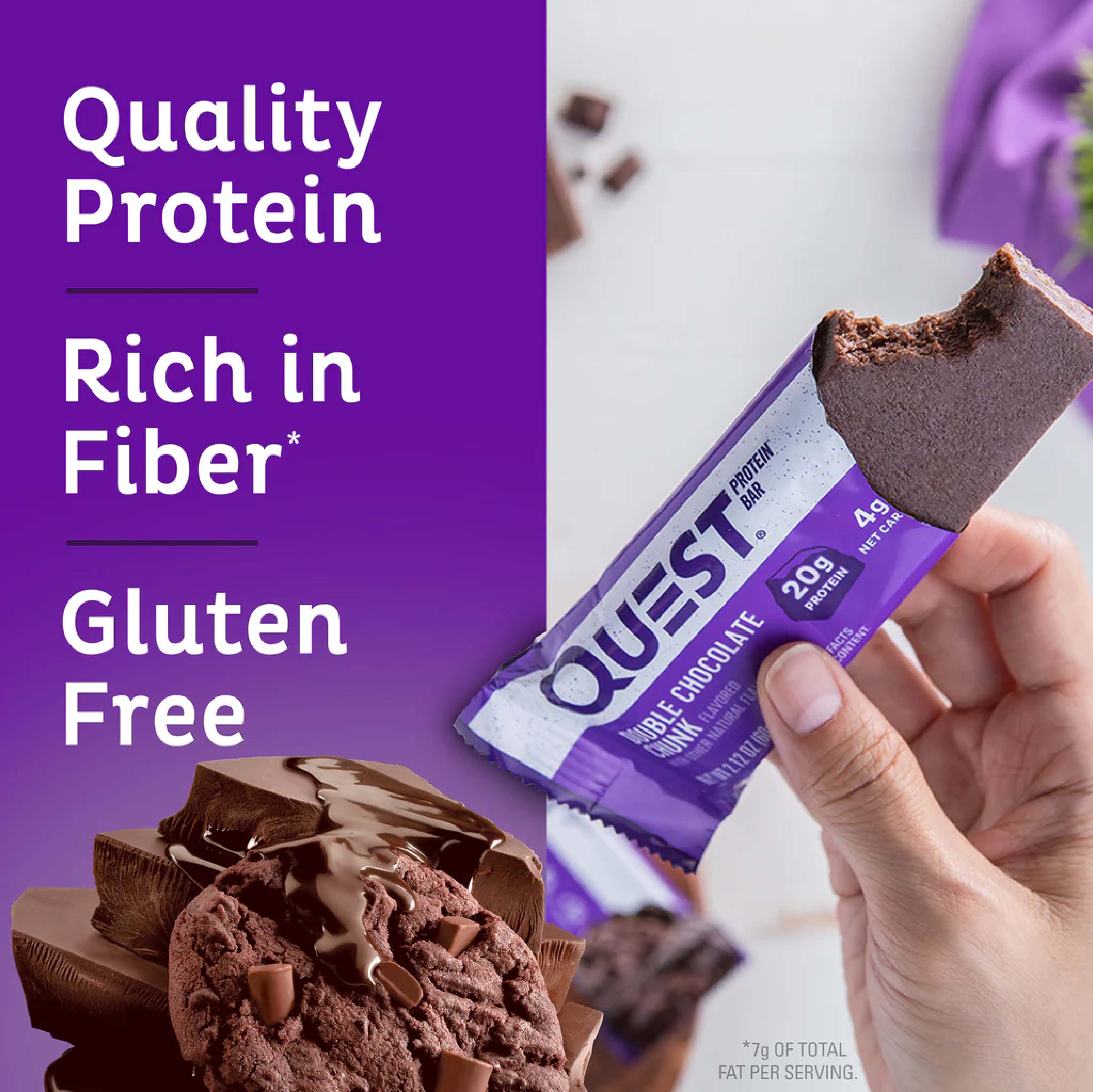 Quest Nutrition Protein Bars Double Chocolate Chunk 60 G