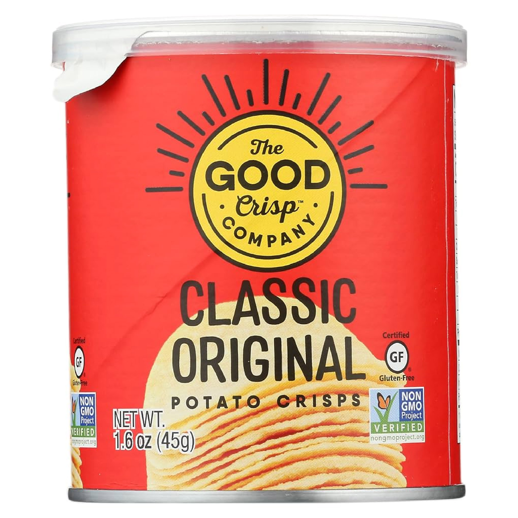 The Good Crisp Company, Original Crisps, Gluten-free crunchy potato crisps snack, 45 g
