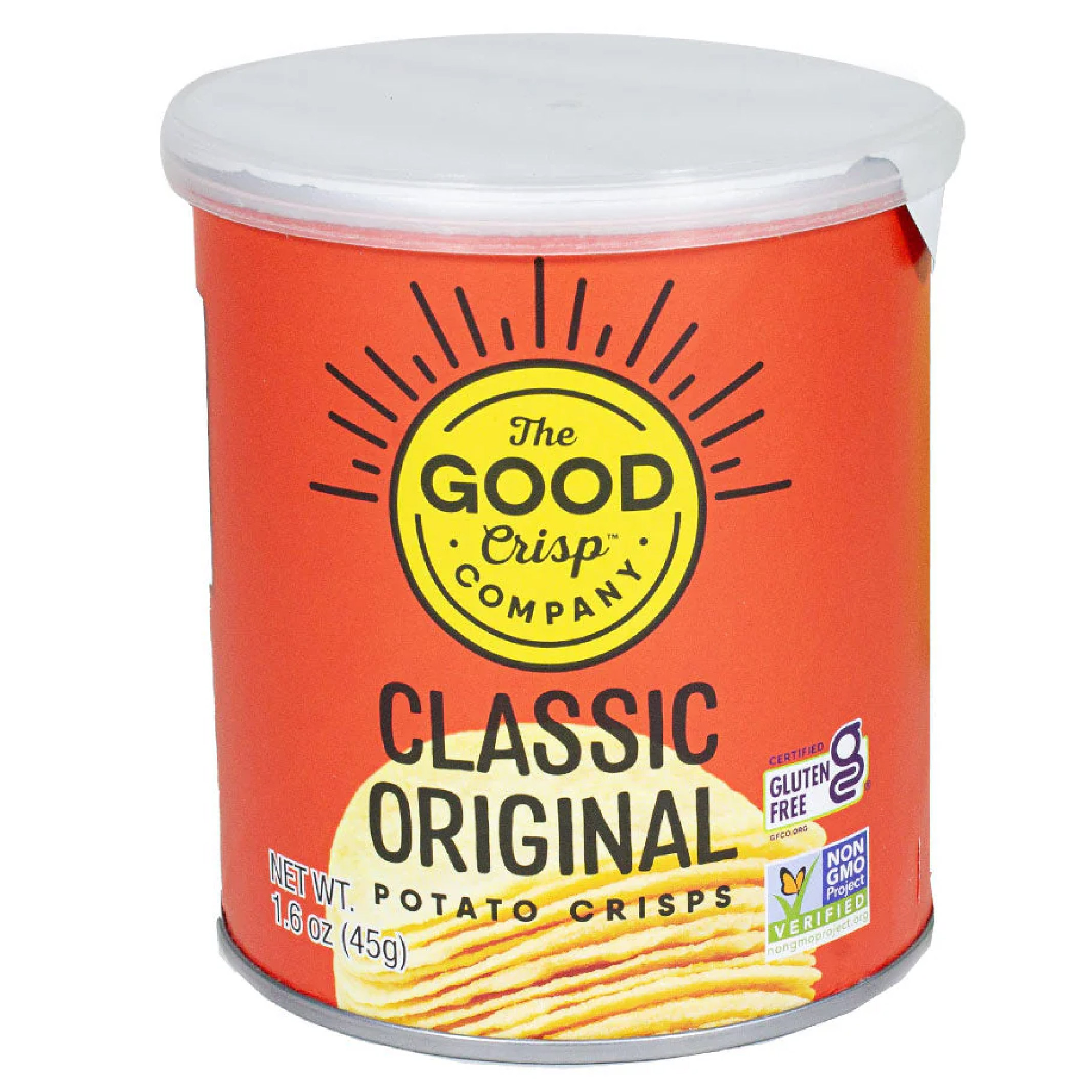 The Good Crisp Company, Original Crisps, Gluten-free crunchy potato crisps snack, 45 g
