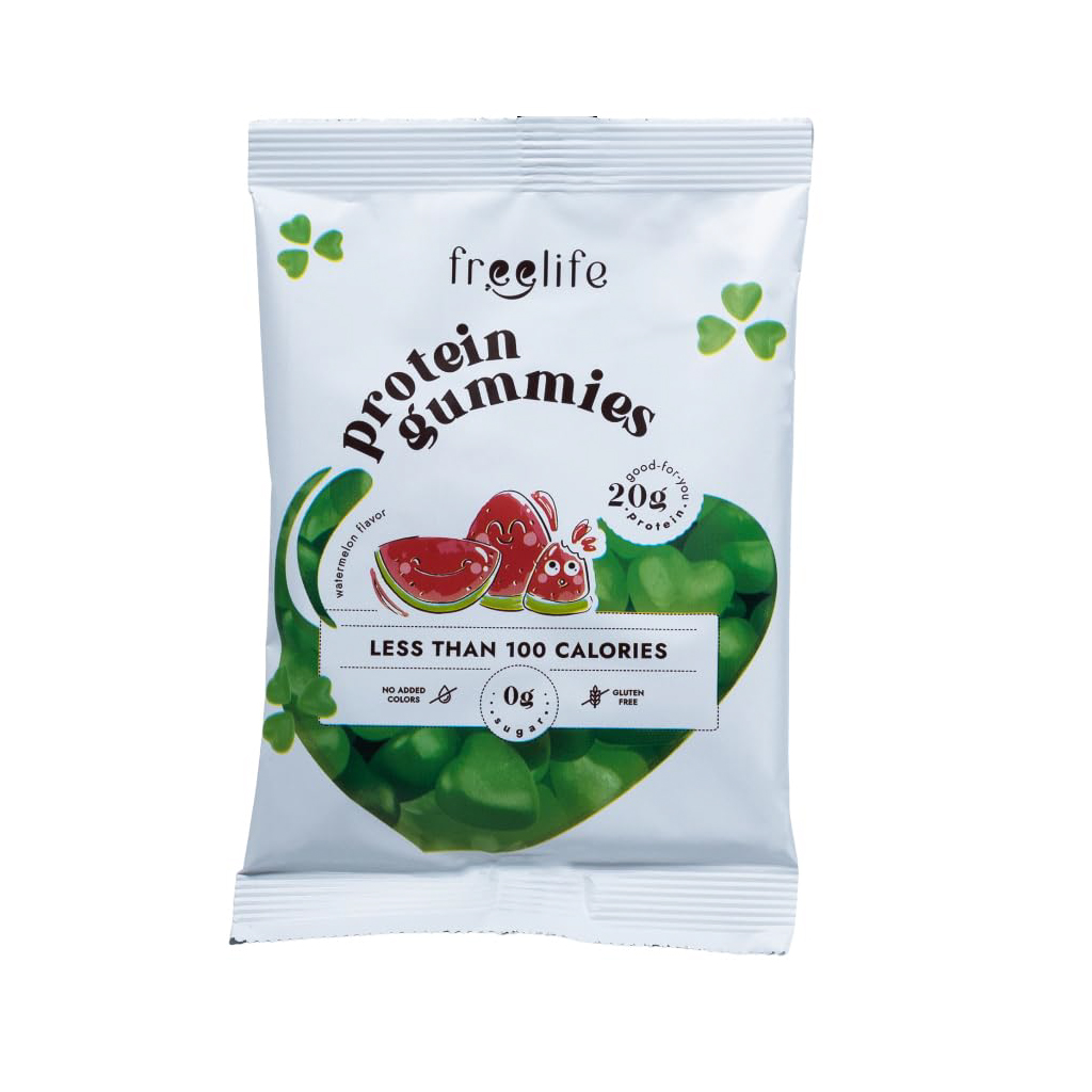 Freelife, Protein Gummies Watermelon, Tasty protein gummies for energy and recovery, 32g