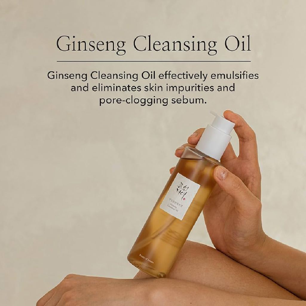 Beauty Of Joseon, Ginseng Cleansing Oil, Hydrating cleansing oil with ginseng extract, 210 ml