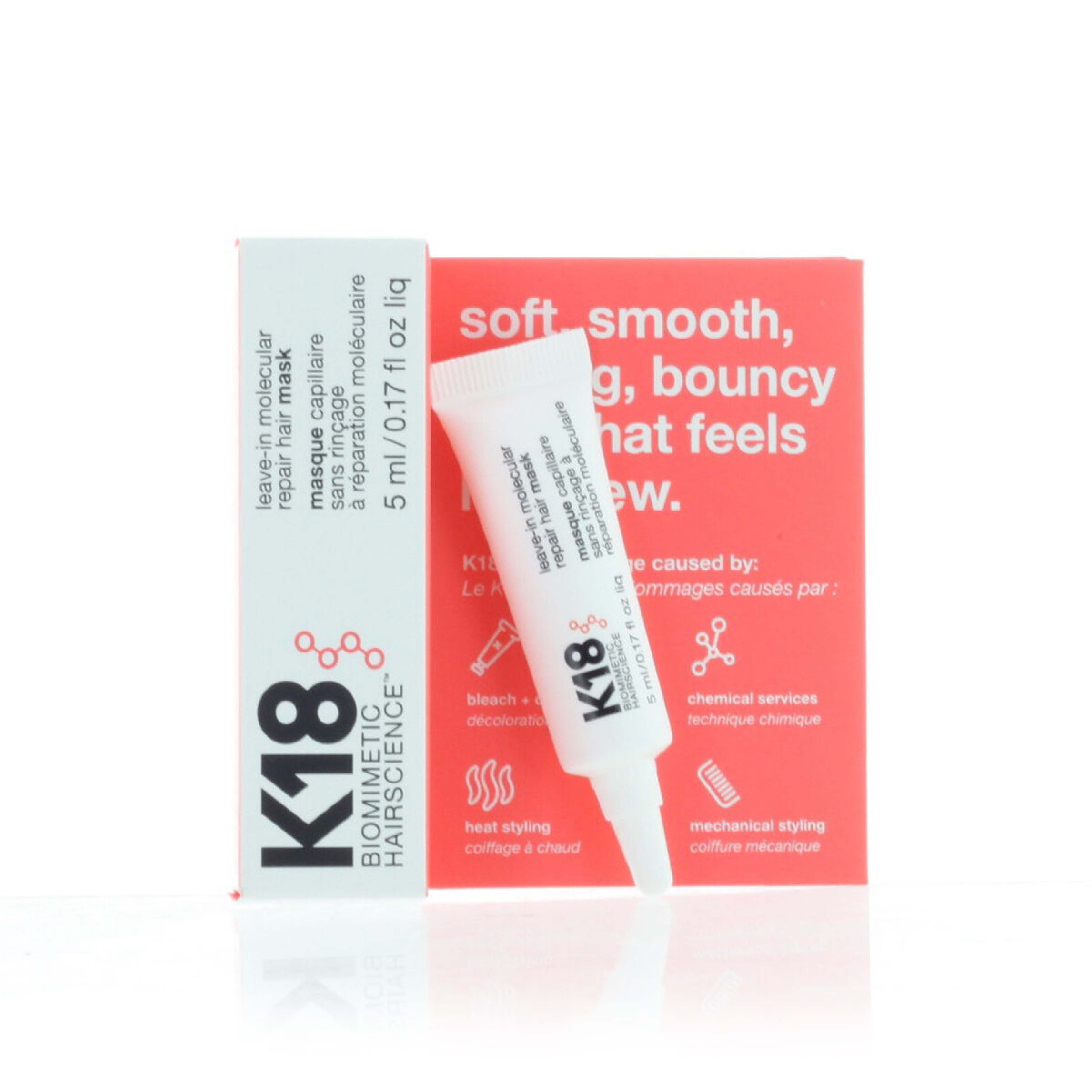K18 Leave-In Molecular Repair Hair Mask 5 ml