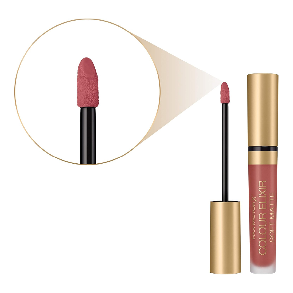Max Factor, Colour Elixir Soft Matte Lipstick 015 Rose Dust, Soft matte lipstick with delicate rose shade