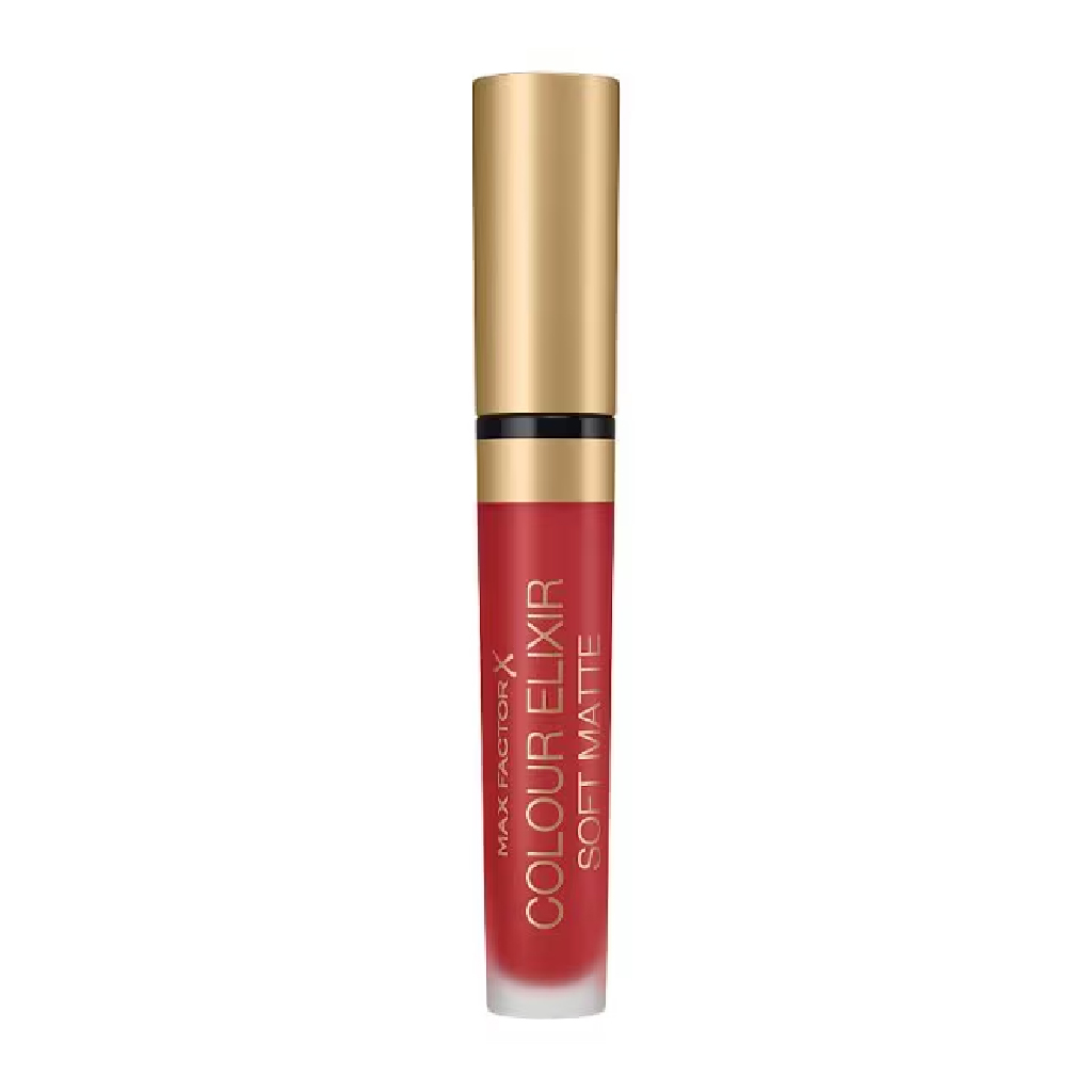 Max Factor, Colour Elixir Soft Matte Lipstick 030 Crushed Ruby, Soft matte lipstick with rich ruby colour