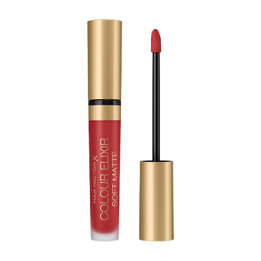 Max Factor, Colour Elixir Soft Matte Lipstick 030 Crushed Ruby, Soft matte lipstick with rich ruby colour