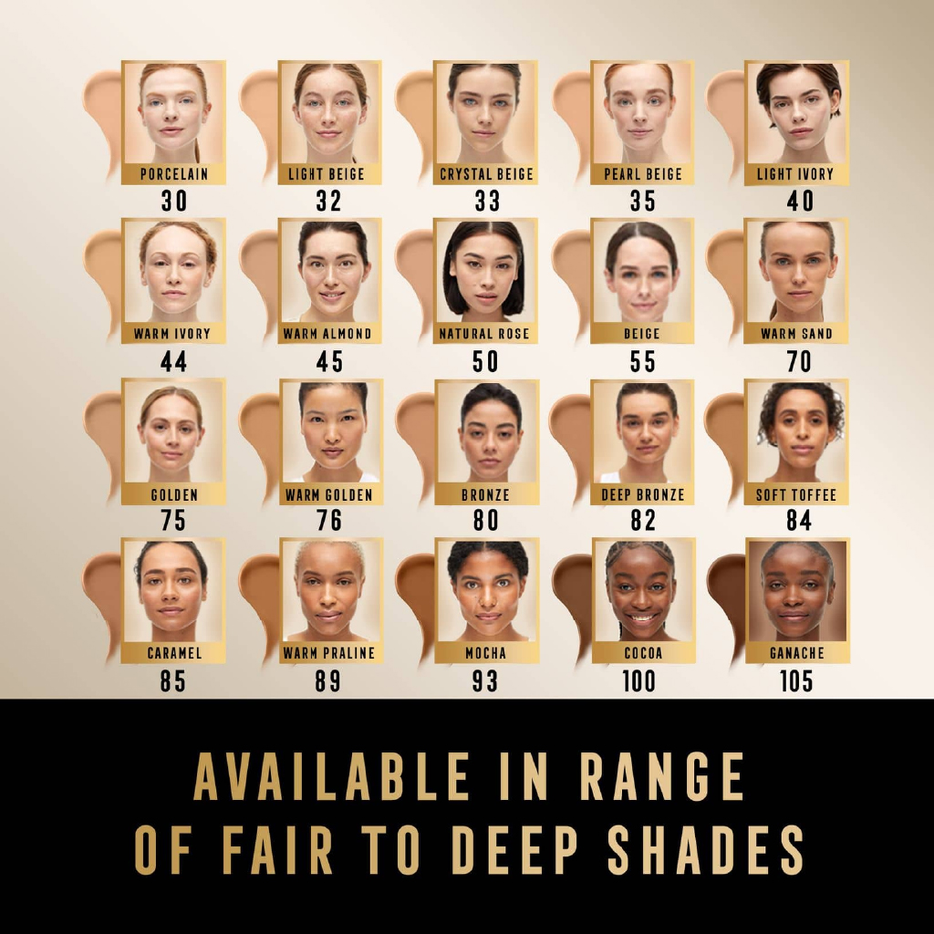 Max Factor, Miracle Pure Foundation Light Ivory 40, Lightweight foundation with natural finish, 30 ml