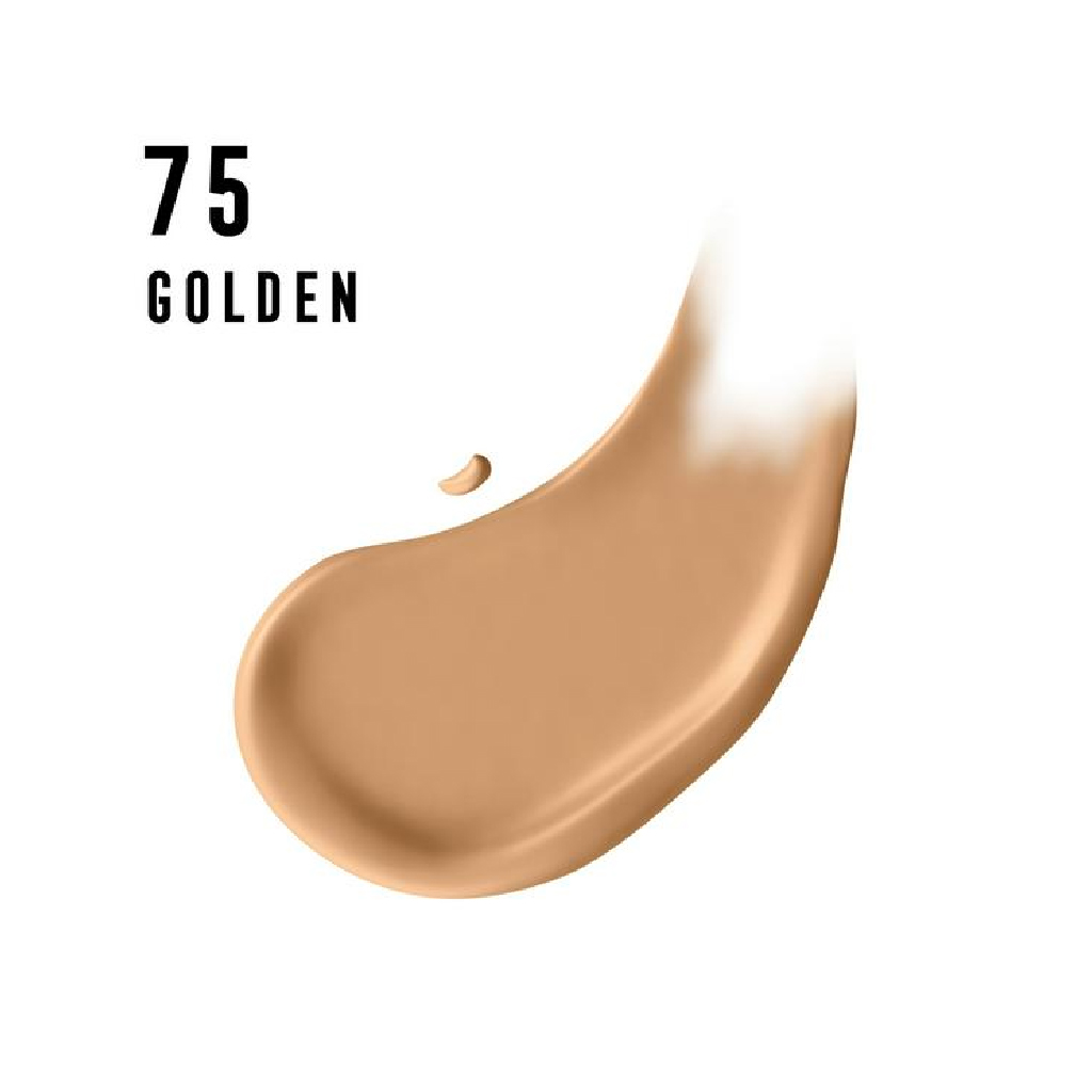 Max Factor, Miracle Pure Foundation 75 Golden, Hydrating foundation with golden undertone, 30 ml