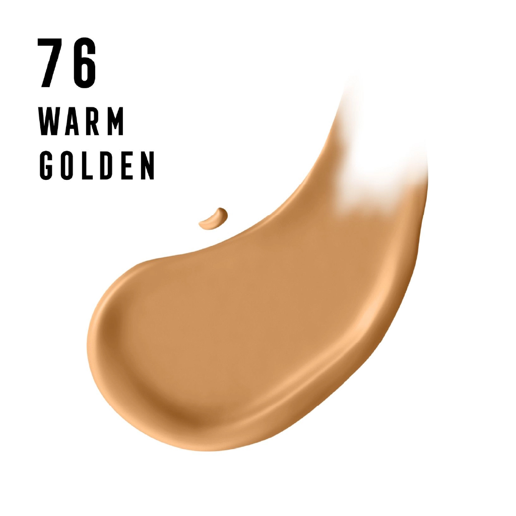 Max Factor, Miracle Pure Foundation 76 Warm Golden, Skin-improving foundation with natural finish, 30 ml