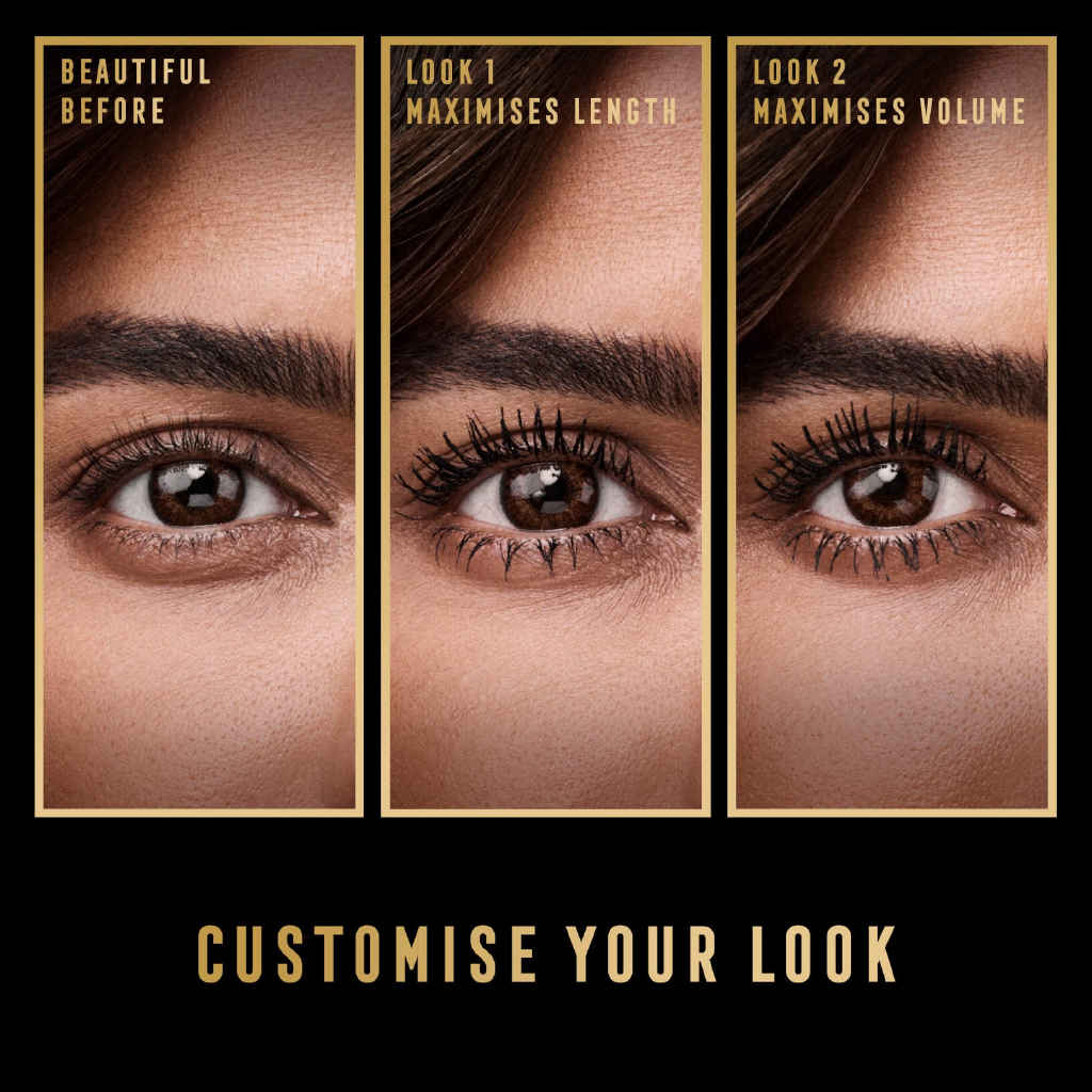 Max Factor, Masterpiece 2-in-1 Lash WOW Mascara, Volume and lift mascara for dramatic lashes, 12 ml — typical mascara size inferred