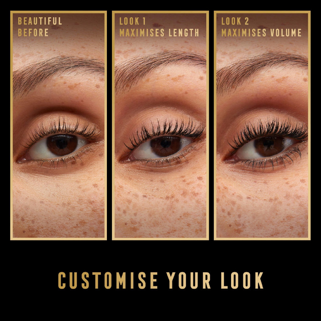 Max Factor, Masterpiece 2-in-1 Lash WOW Mascara, Volume and lift mascara for dramatic lashes, 12 ml — typical mascara size inferred