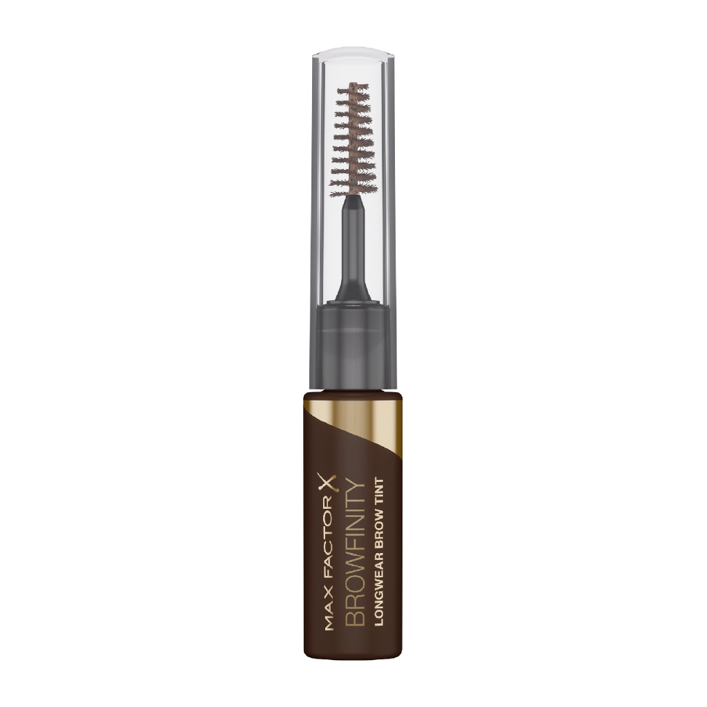 Max Factor, Browfinity Longwear Brow Tint, Long-lasting tinted eyebrow gel for natural look, medium brown