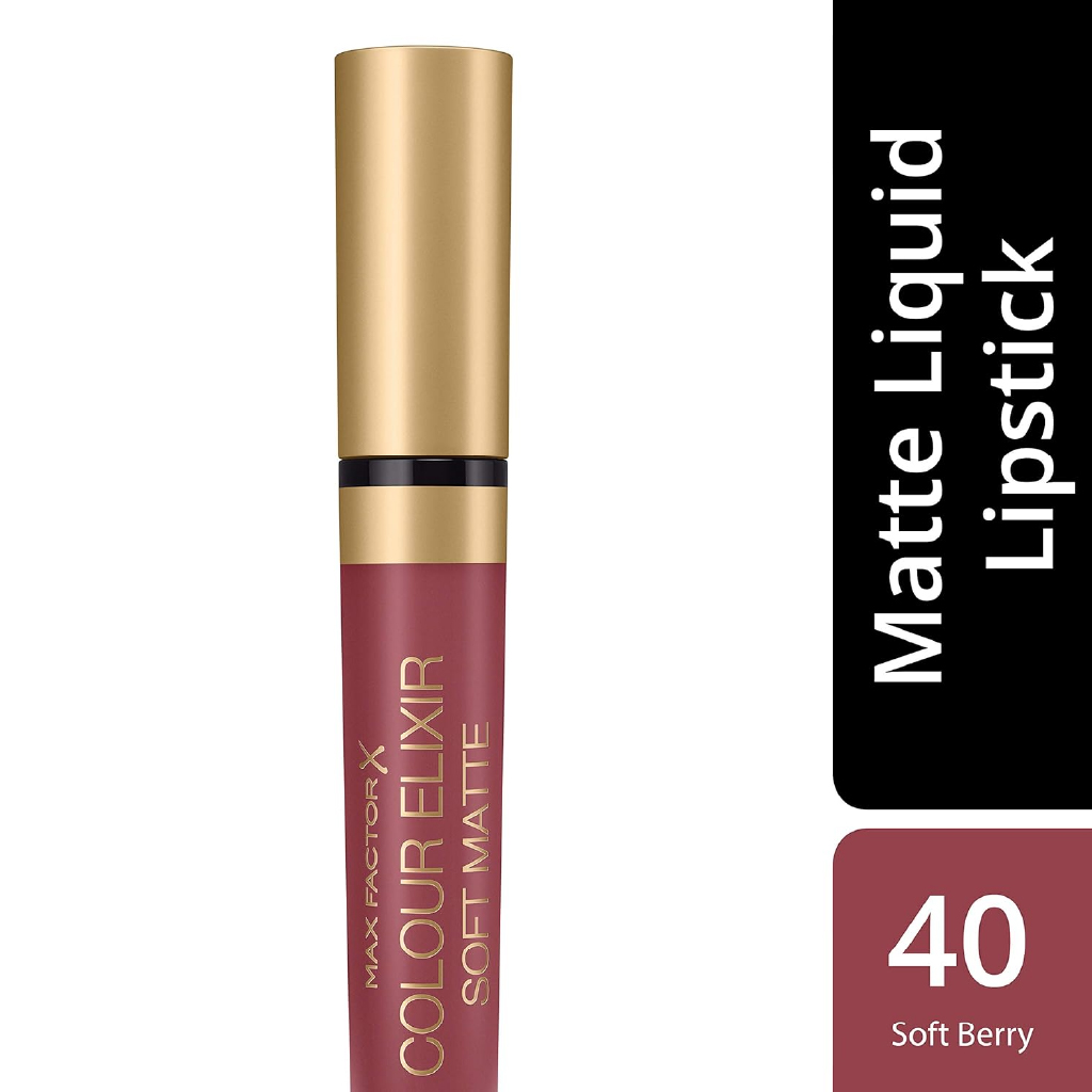 Max Factor, Colour Elixir Soft Matte Lipstick, Creamy soft matte lip colour Soft Berry 040