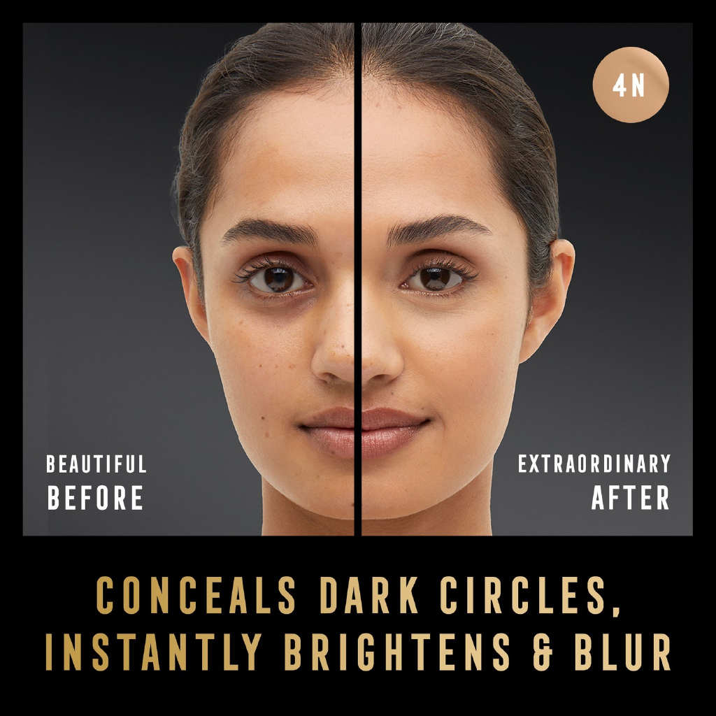 Max Factor, Facefinity Multi-Perfector Concealer 4N, Long-lasting concealer for natural skin coverage