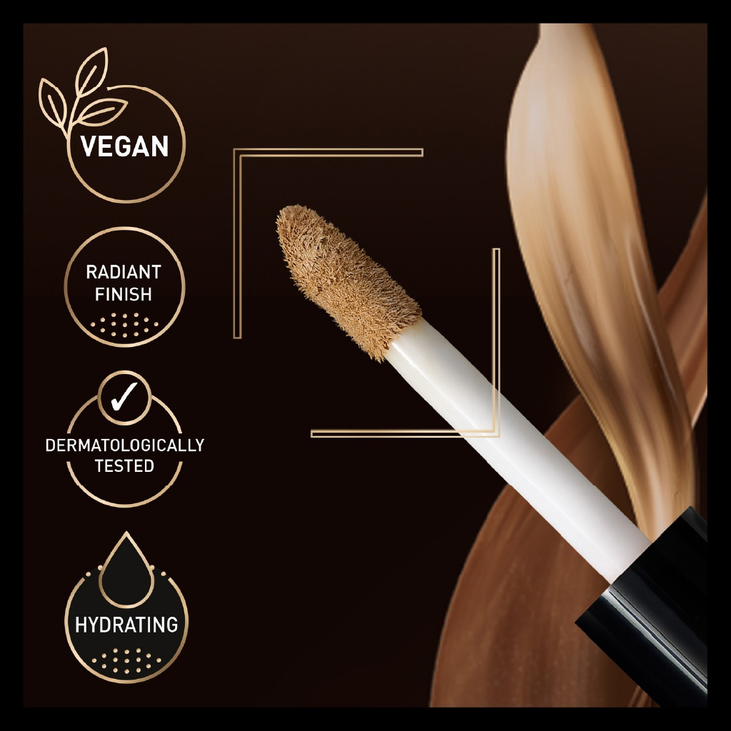 Max Factor, Facefinity Multi-Perfector Concealer 4N, Long-lasting concealer for natural skin coverage