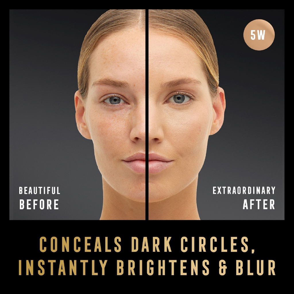 Max Factor, Facefinity Multi-Perfector Concealer 5W, Full coverage concealer for flawless skin, 10 ml — typical concealer size inferred