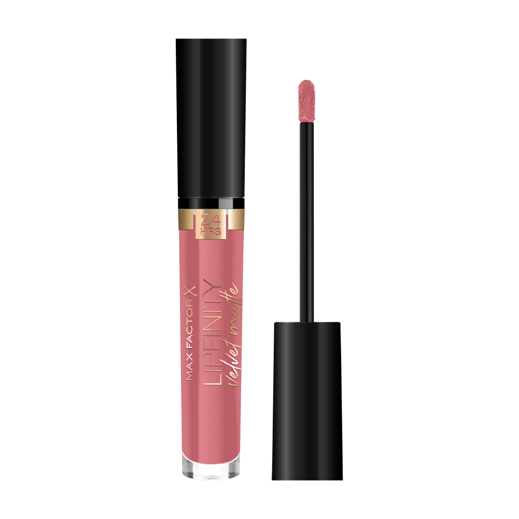 Max Factor, Facefinity Velvet Matte Lipstick, Long-lasting velvet matte lip colour, 020 coco crème