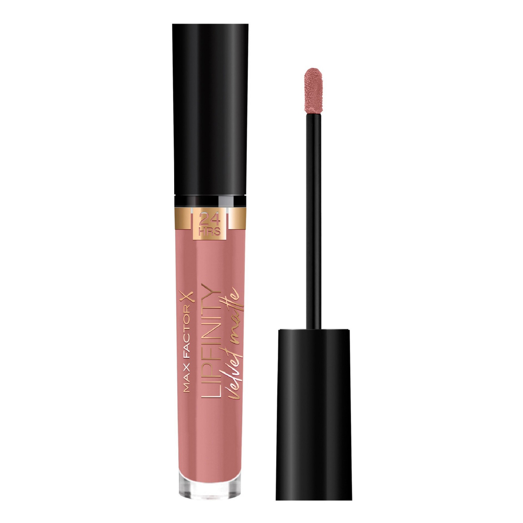 Max Factor, Lipfinity Velvet Matte Lipstick 035 Elegant Brown, Long-wear matte lip colour, 3.5 ml