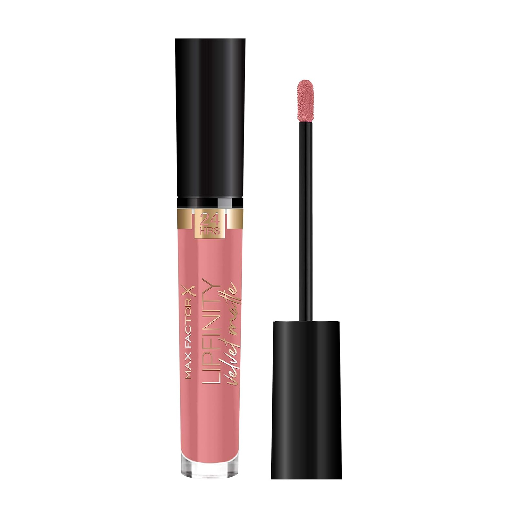 Max Factor, Facefinity Velvet Matte Lipstick 045 Posh Pink, Velvet matte lipstick with vibrant pink colour