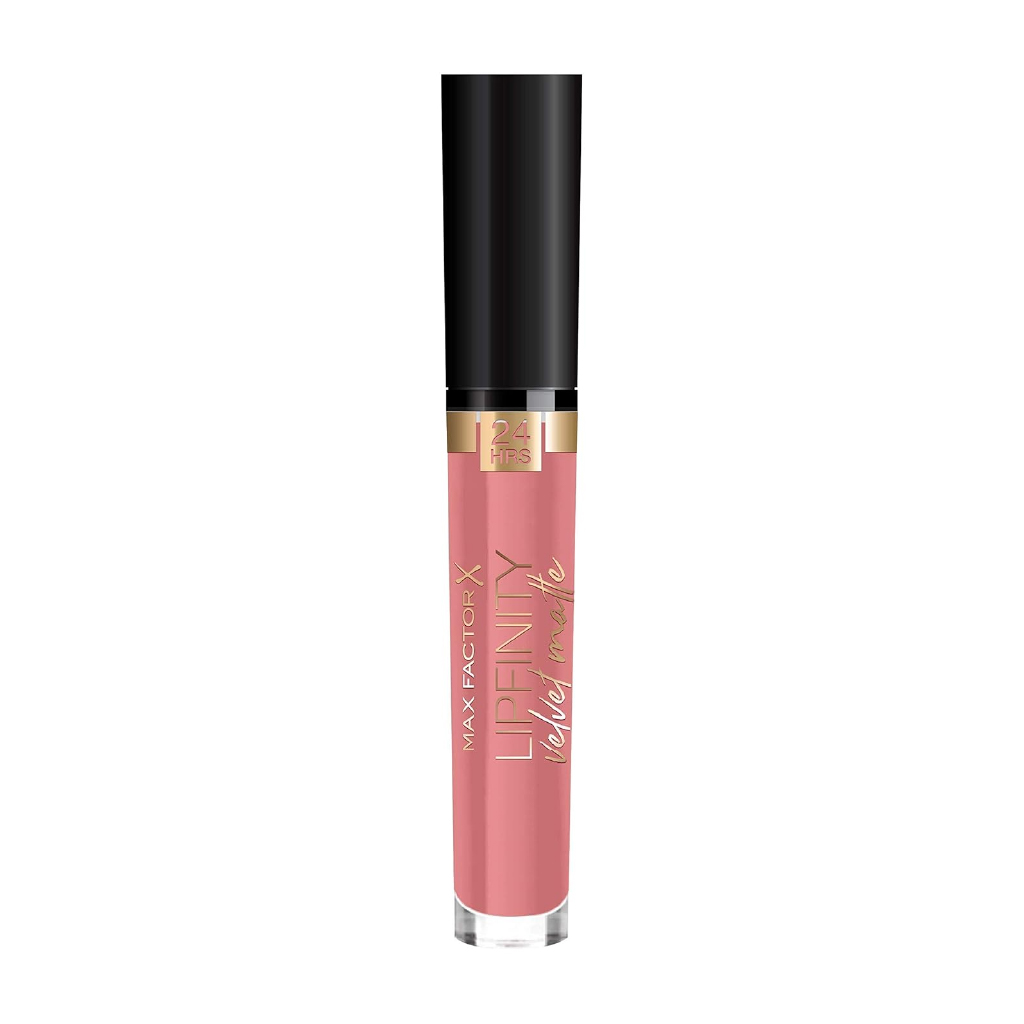 Max Factor, Facefinity Velvet Matte Lipstick 045 Posh Pink, Velvet matte lipstick with vibrant pink colour