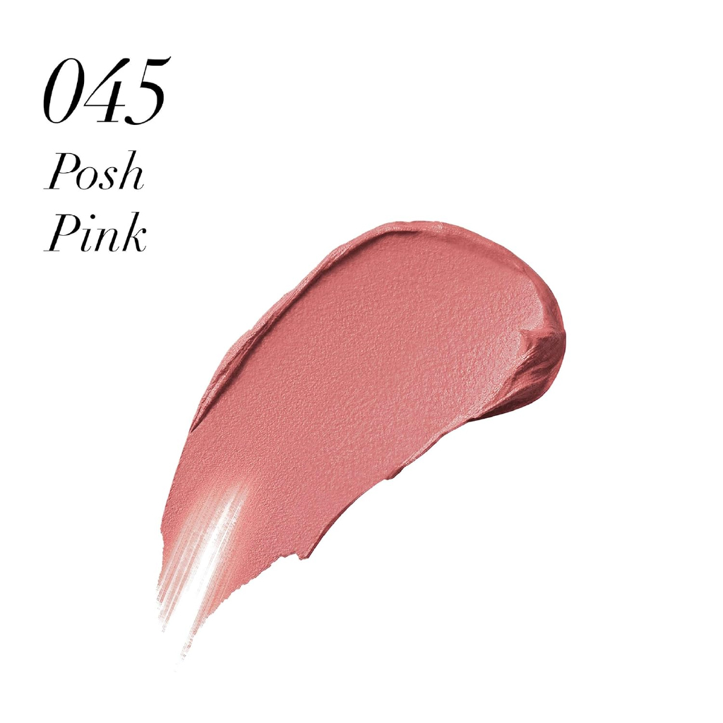 Max Factor, Facefinity Velvet Matte Lipstick 045 Posh Pink, Velvet matte lipstick with vibrant pink colour